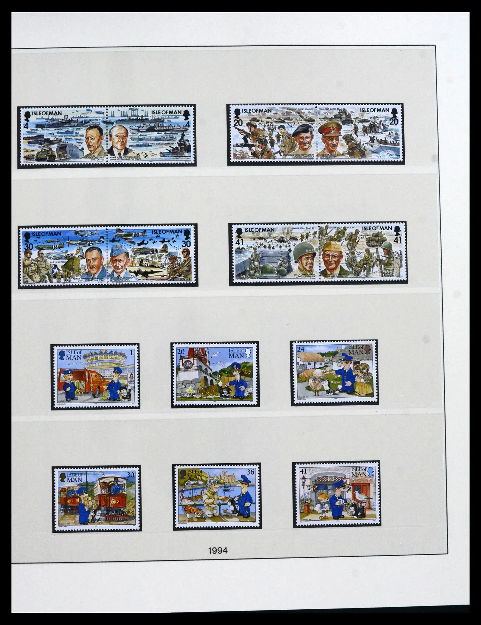 41864 0072 - Postzegelverzameling 41864 Isle of Man compleet 1973-2016.