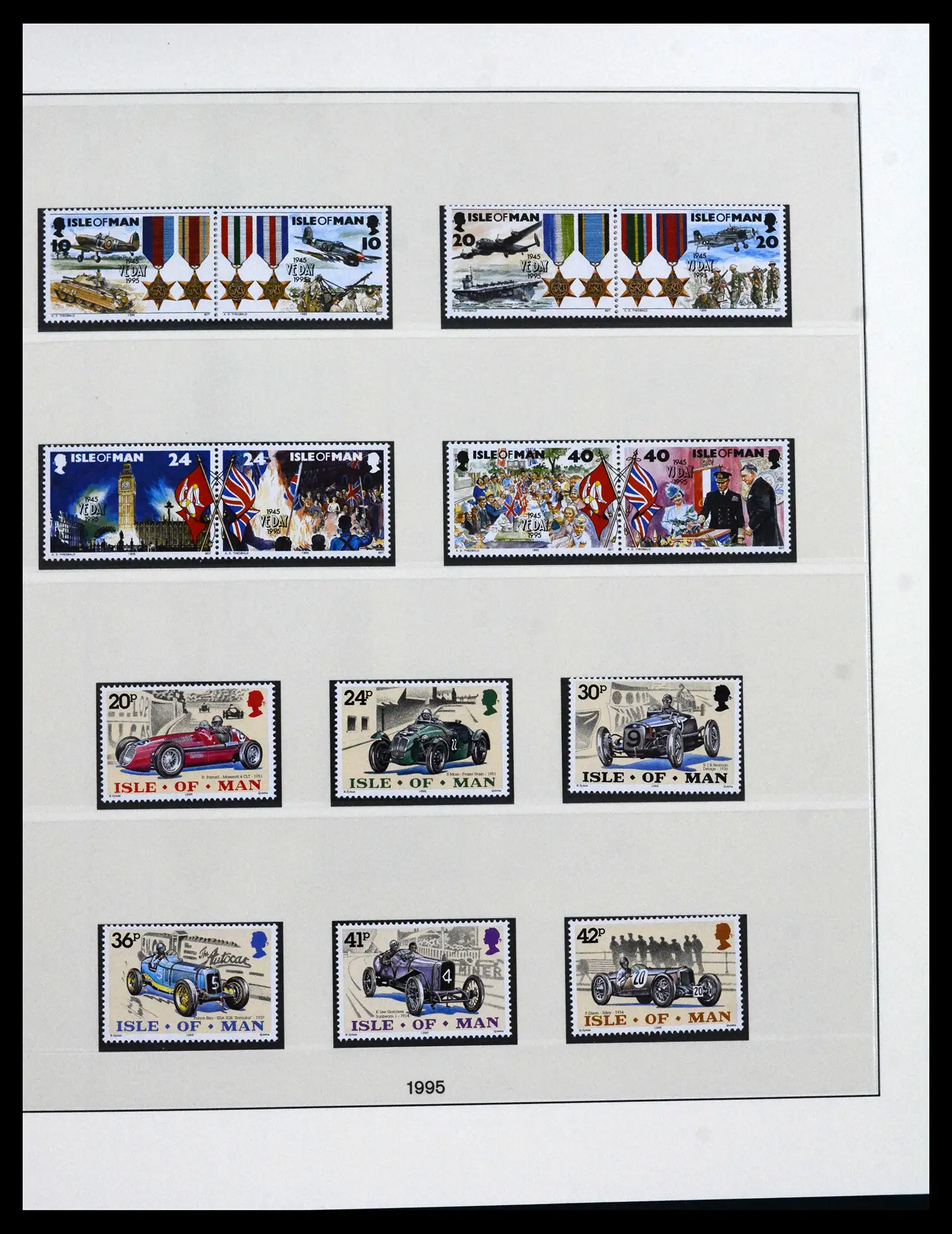 41864 0076 - Postzegelverzameling 41864 Isle of Man compleet 1973-2016.