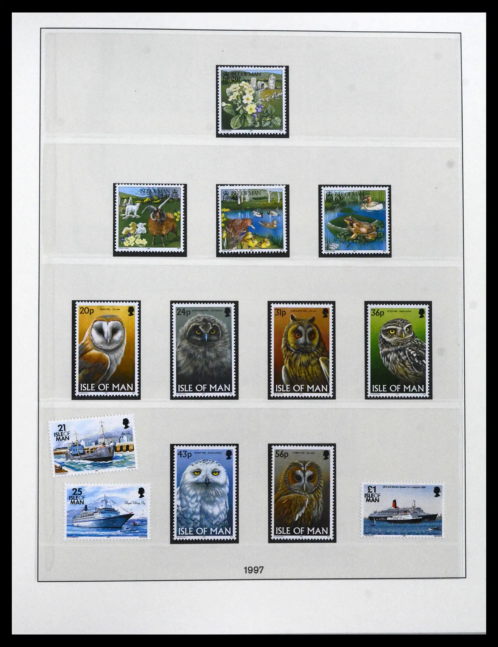 41864 0083 - Postzegelverzameling 41864 Isle of Man compleet 1973-2016.