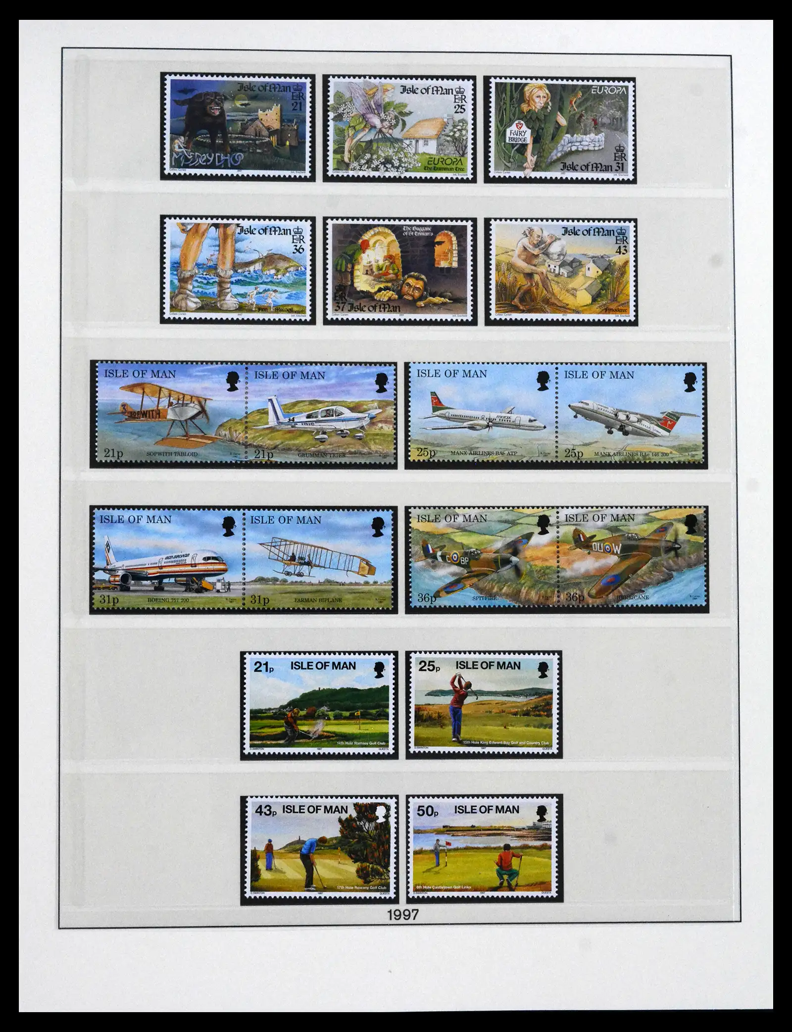 41864 0084 - Postzegelverzameling 41864 Isle of Man compleet 1973-2016.