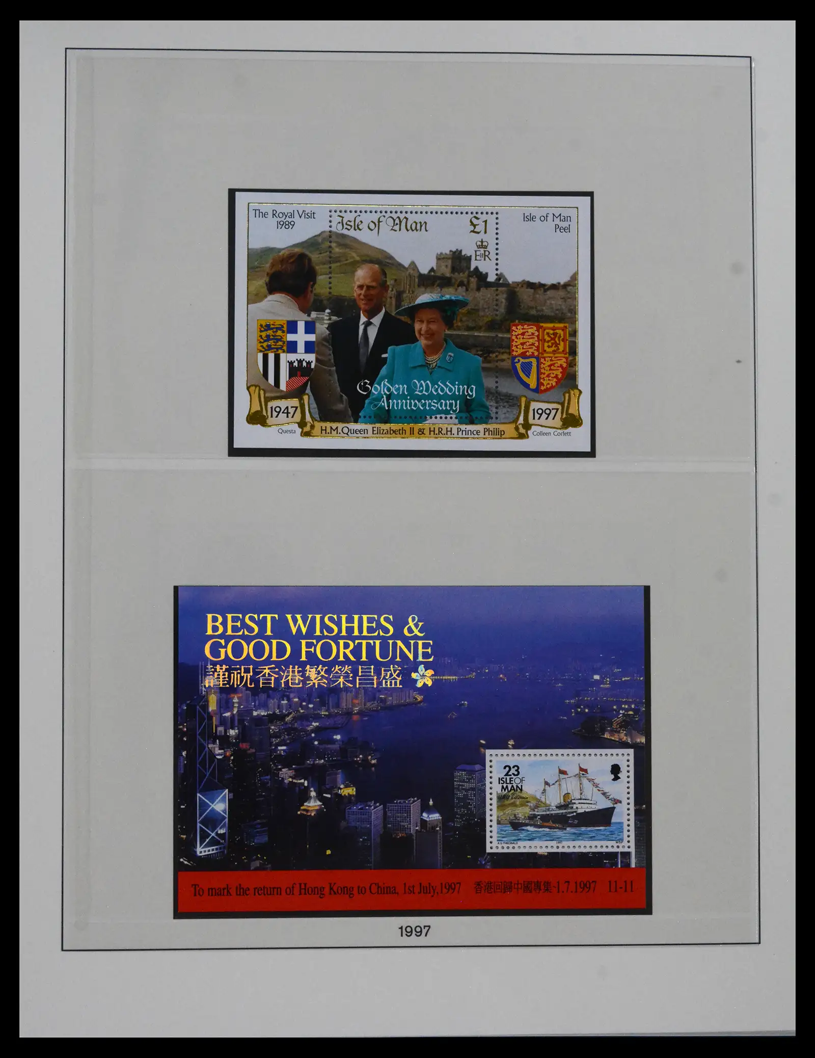 41864 0087 - Postzegelverzameling 41864 Isle of Man compleet 1973-2016.