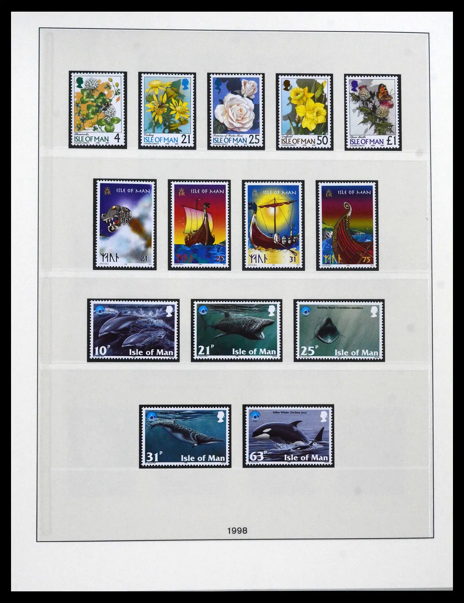 41864 0088 - Postzegelverzameling 41864 Isle of Man compleet 1973-2016.