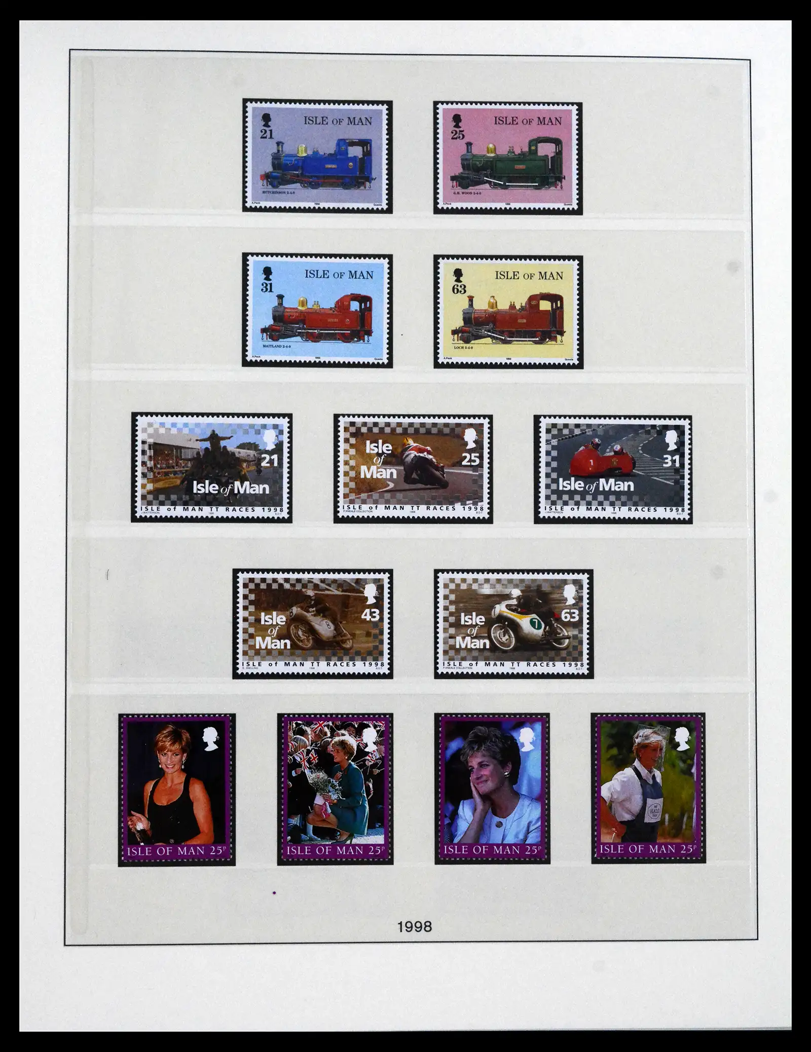 41864 0089 - Postzegelverzameling 41864 Isle of Man compleet 1973-2016.