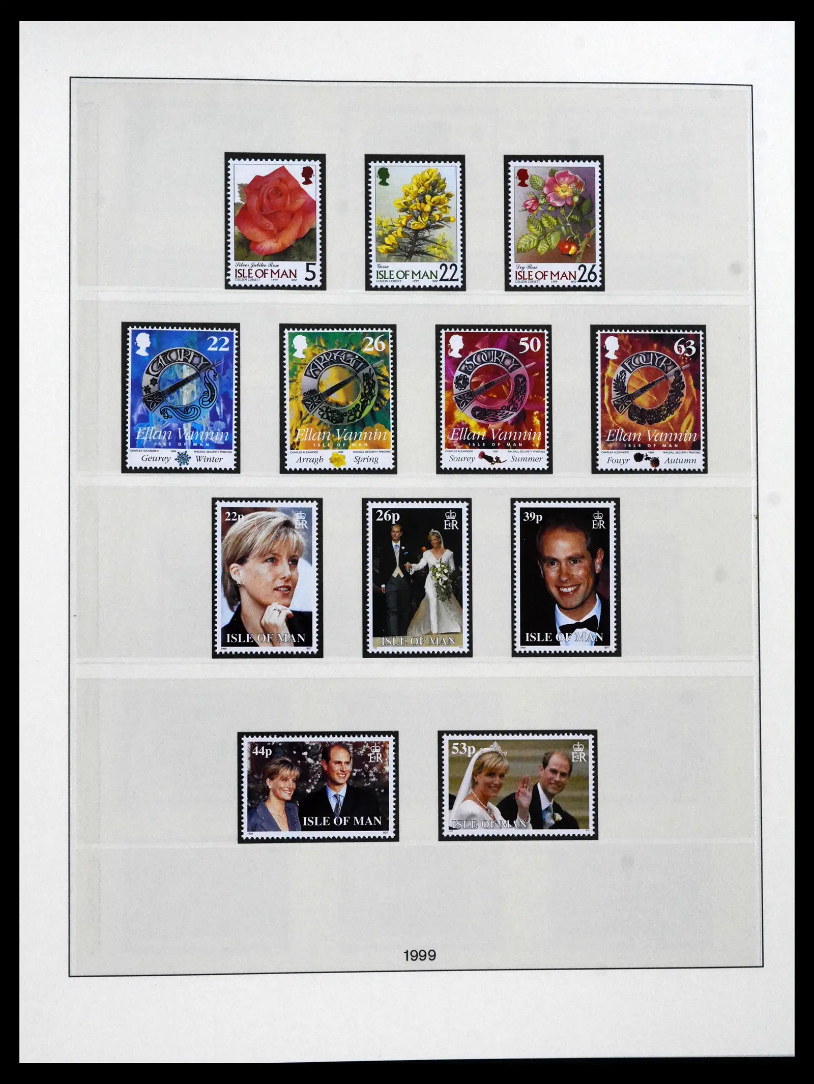41864 0093 - Postzegelverzameling 41864 Isle of Man compleet 1973-2016.