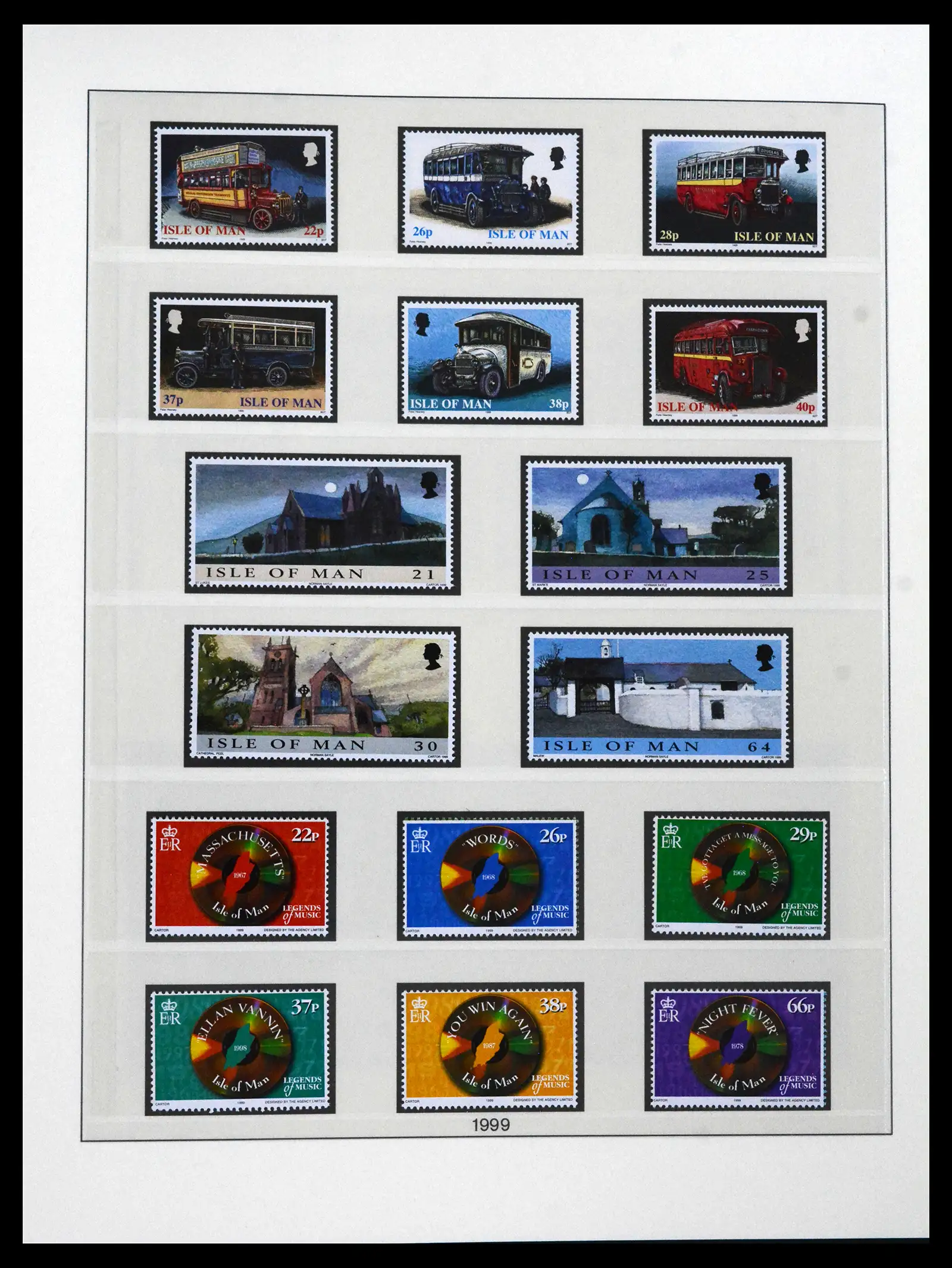 41864 0094 - Postzegelverzameling 41864 Isle of Man compleet 1973-2016.