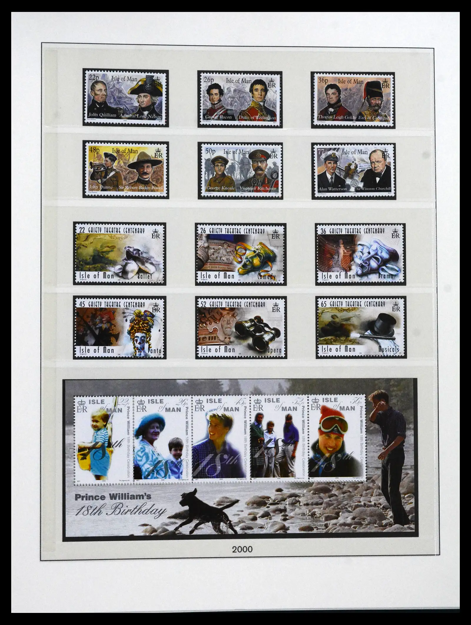 41864 0099 - Postzegelverzameling 41864 Isle of Man compleet 1973-2016.