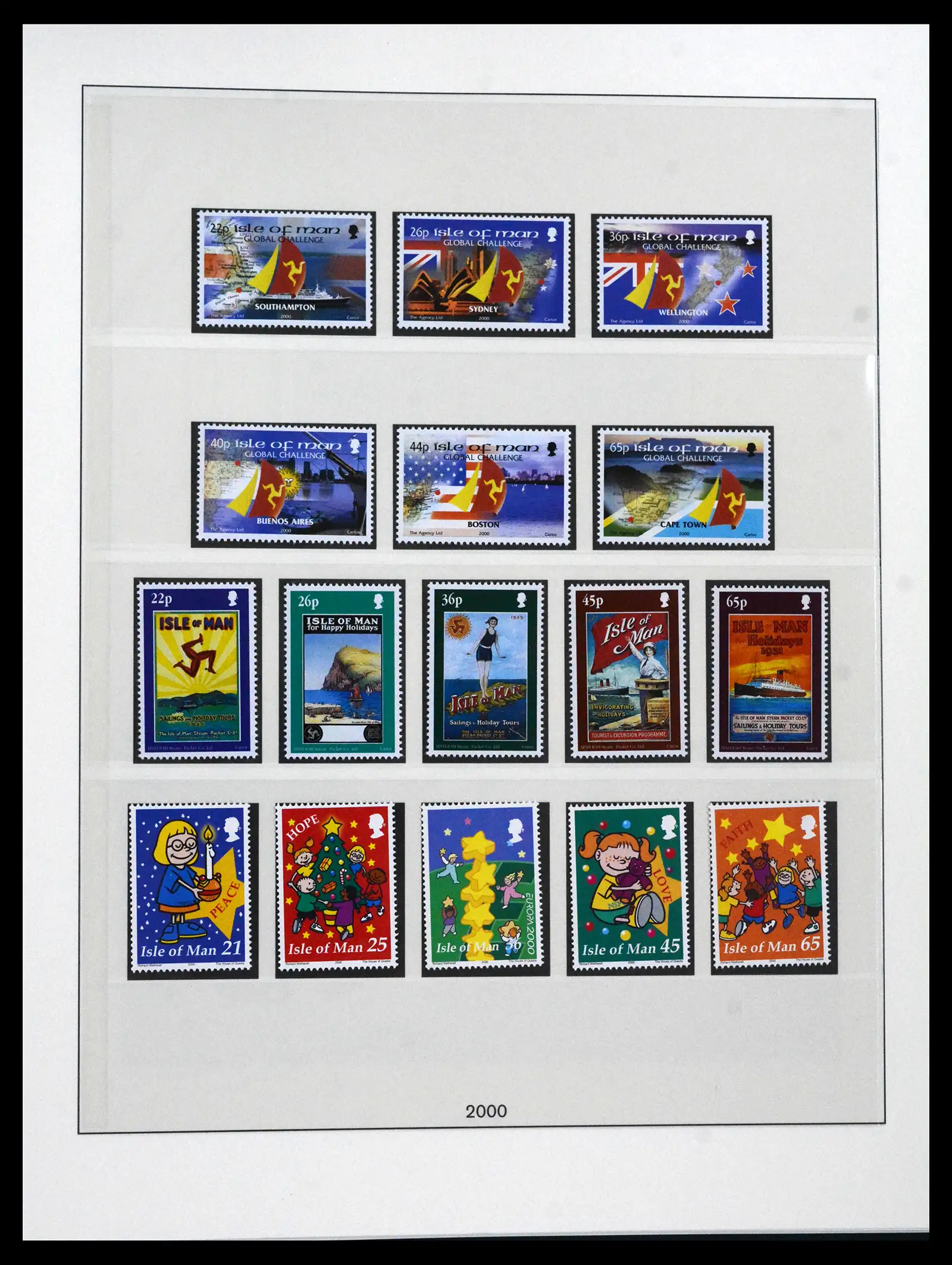 41864 0100 - Postzegelverzameling 41864 Isle of Man compleet 1973-2016.