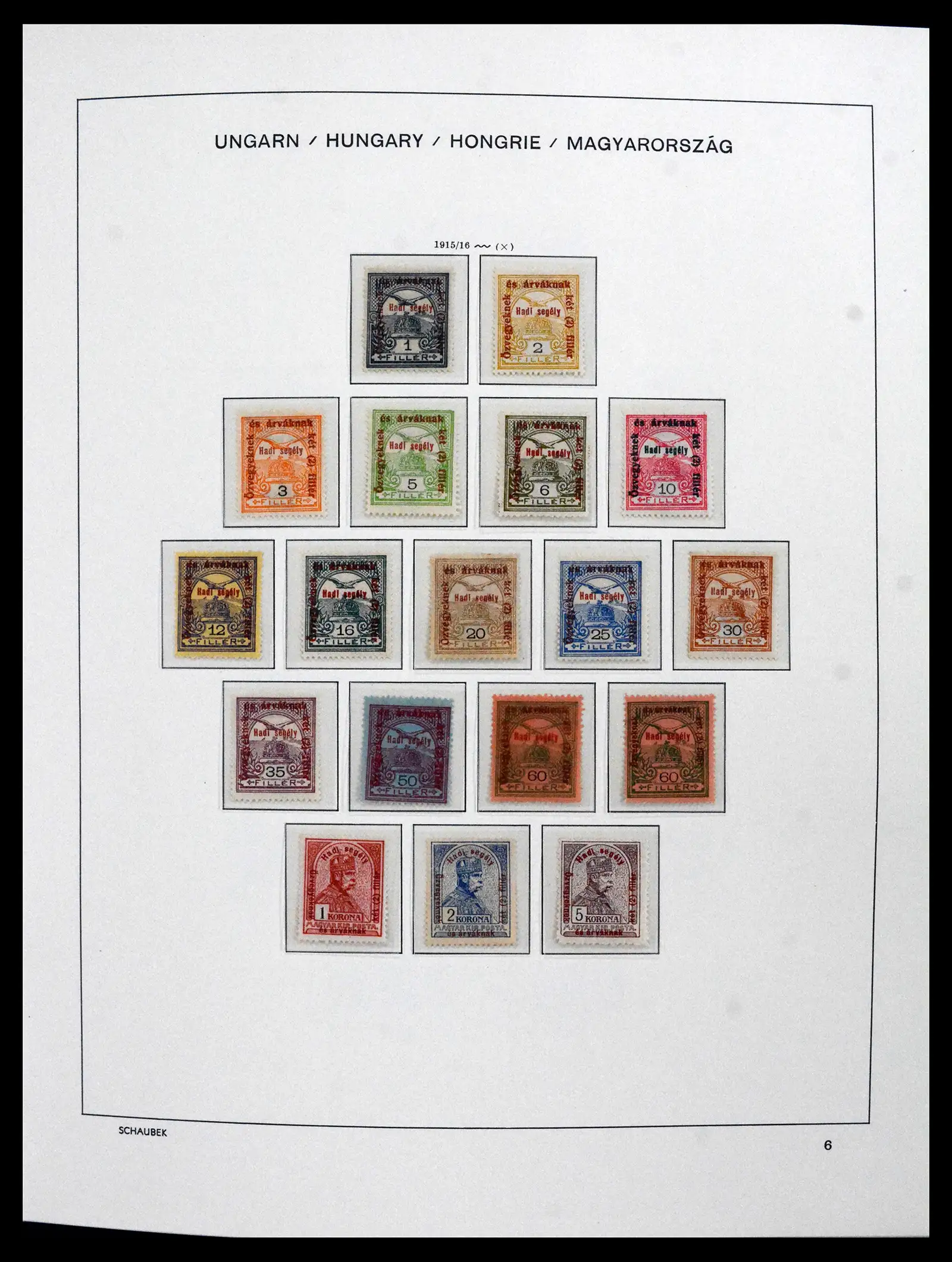 41865 0003 - Postzegelverzameling 41865 Hongarije 1913-2010.