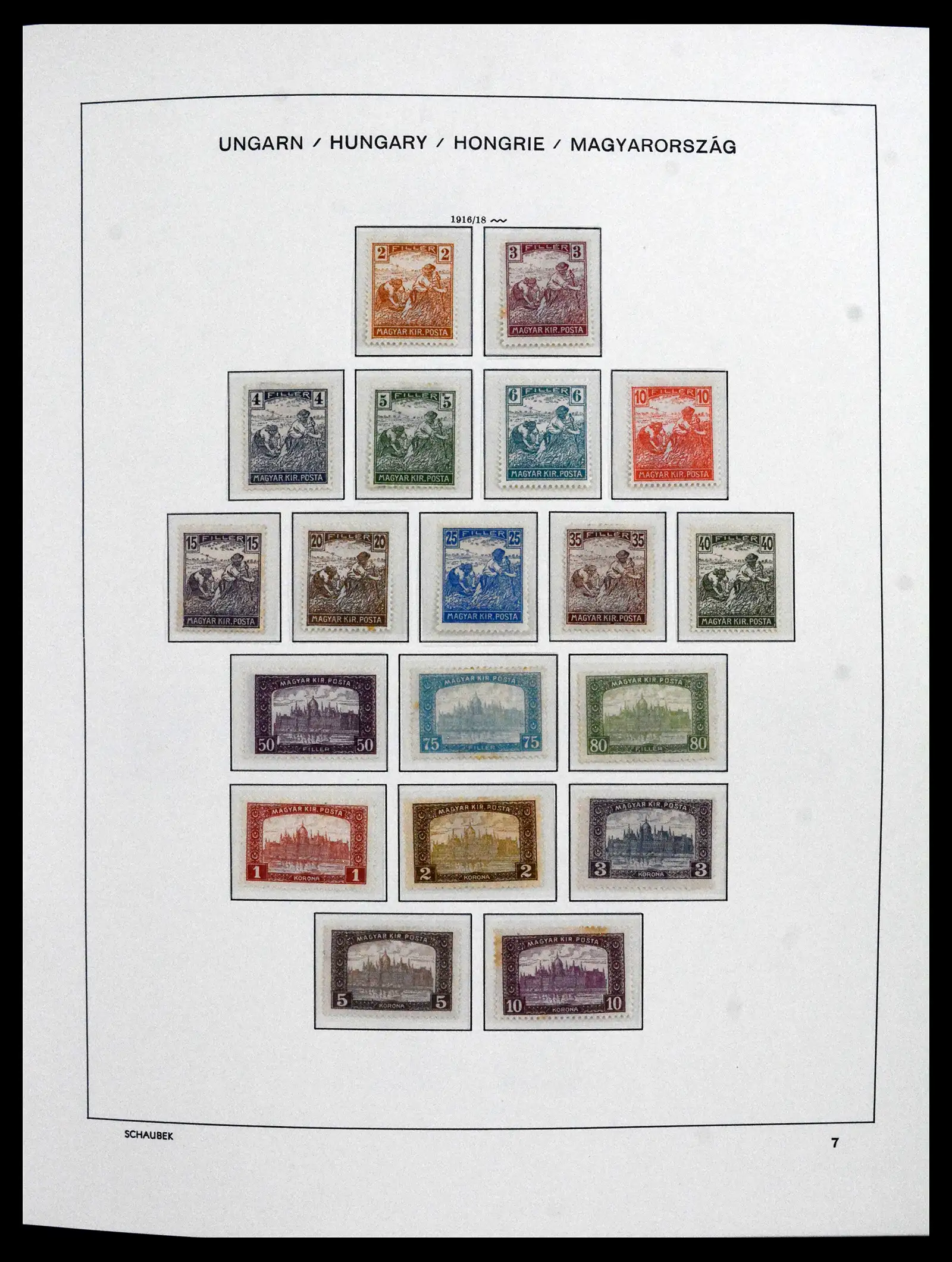 41865 0004 - Postzegelverzameling 41865 Hongarije 1913-2010.