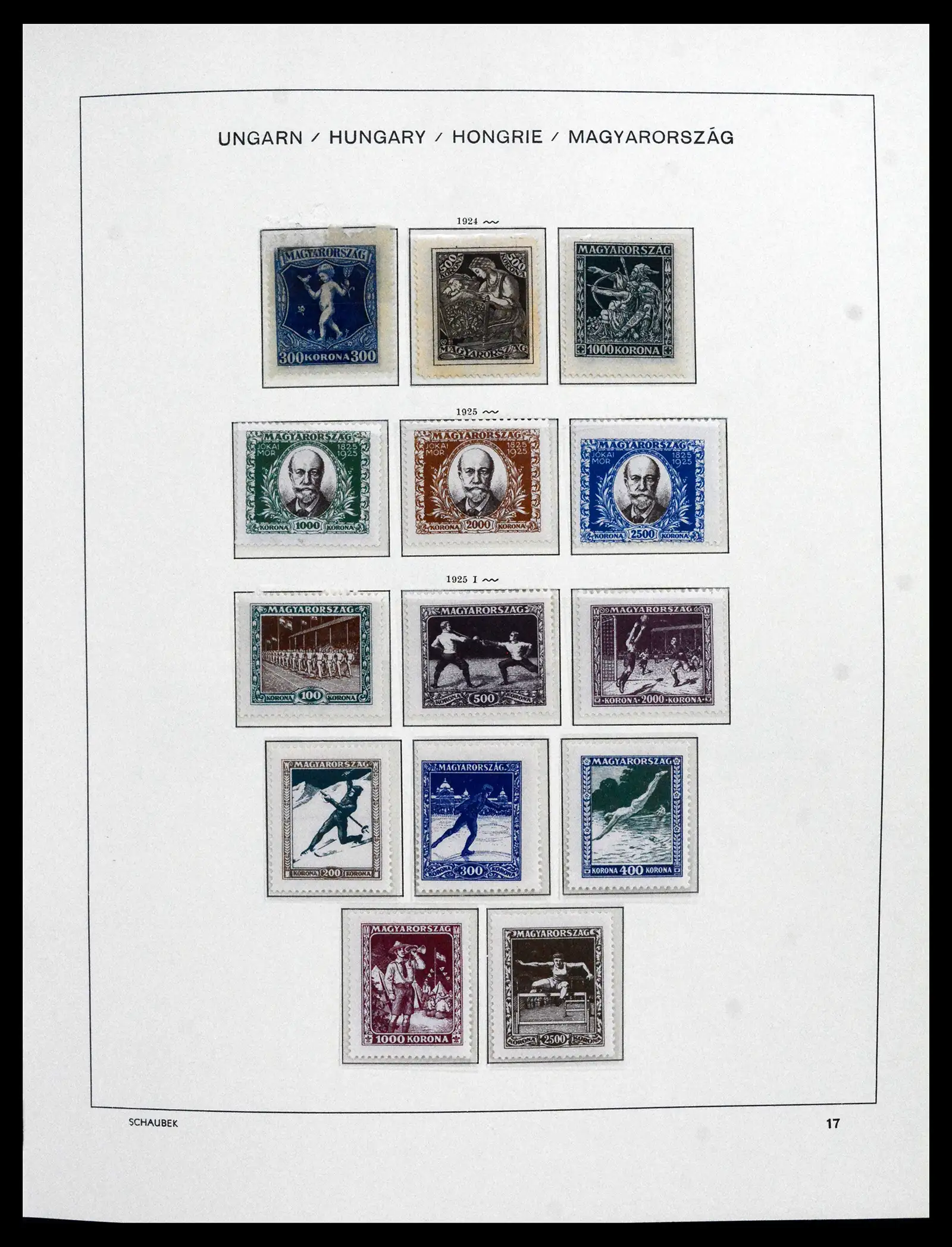 41865 0016 - Postzegelverzameling 41865 Hongarije 1913-2010.