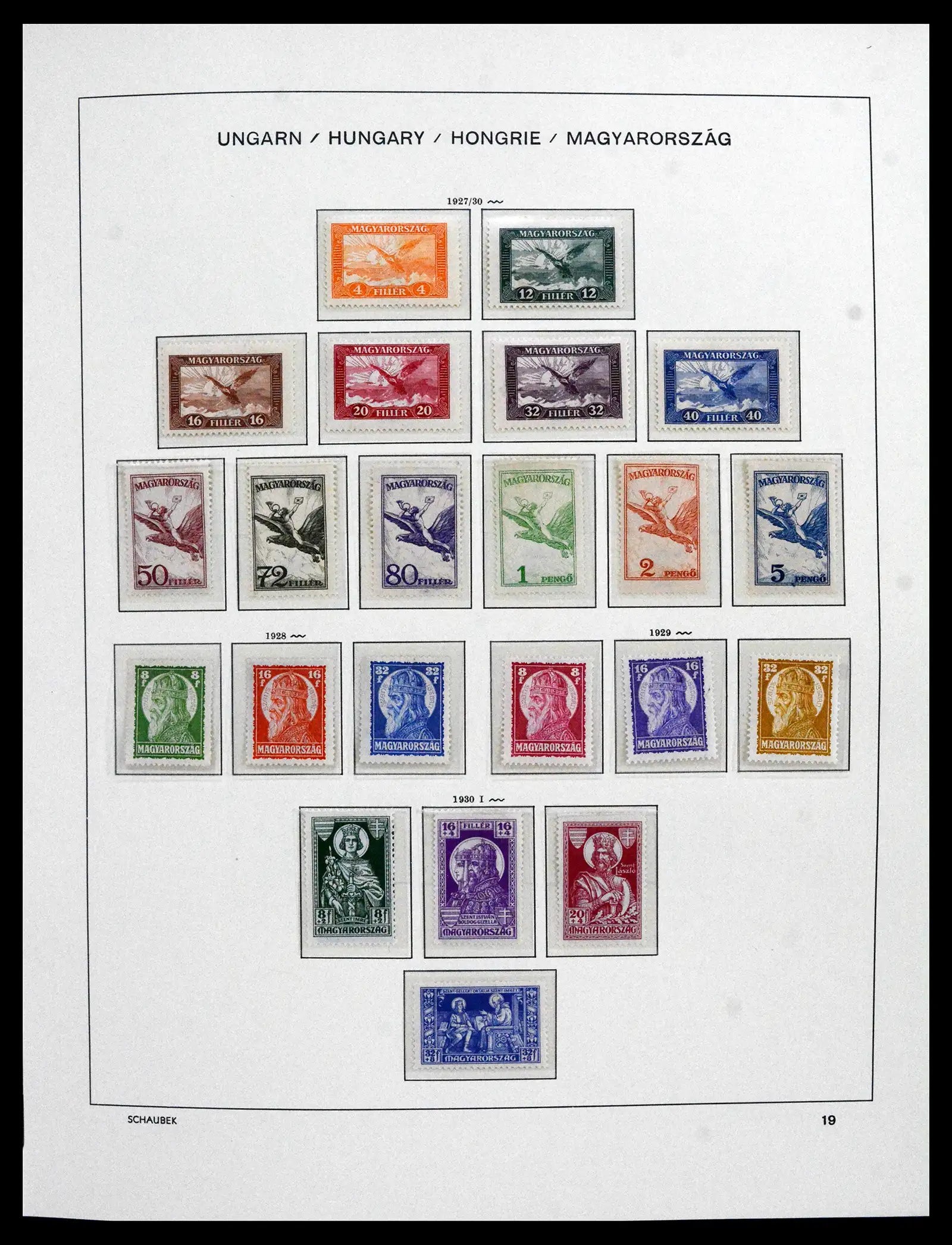 41865 0018 - Postzegelverzameling 41865 Hongarije 1913-2010.