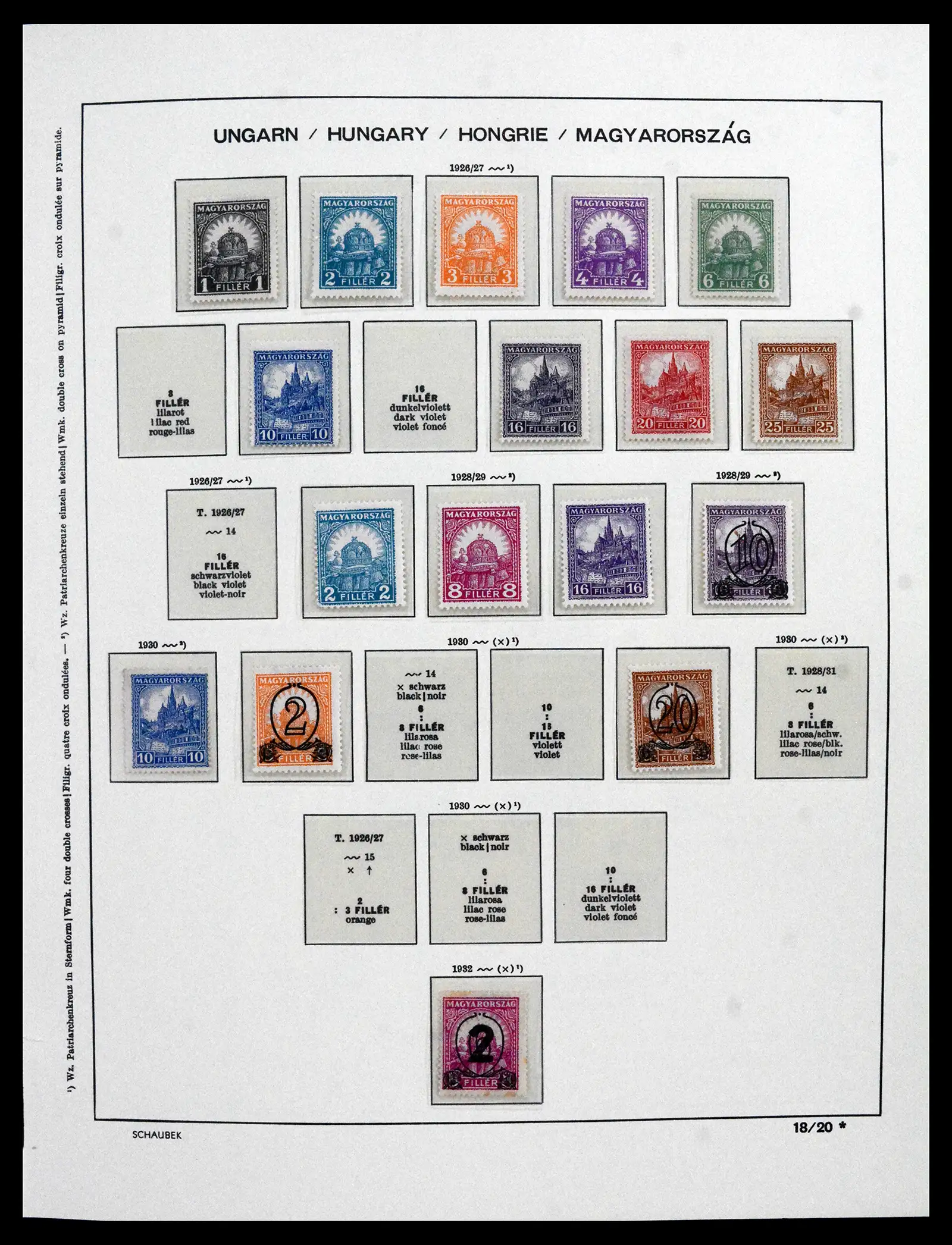 41865 0020 - Postzegelverzameling 41865 Hongarije 1913-2010.