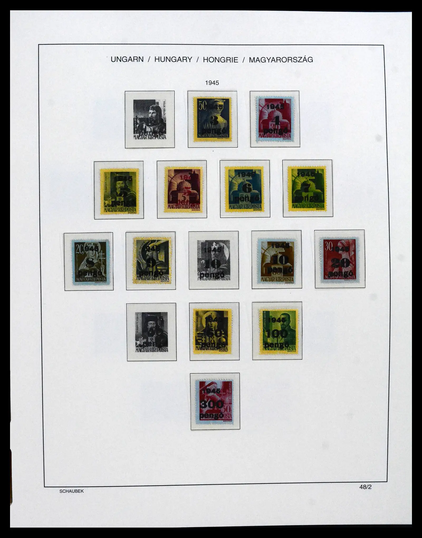 41865 0041 - Postzegelverzameling 41865 Hongarije 1913-2010.