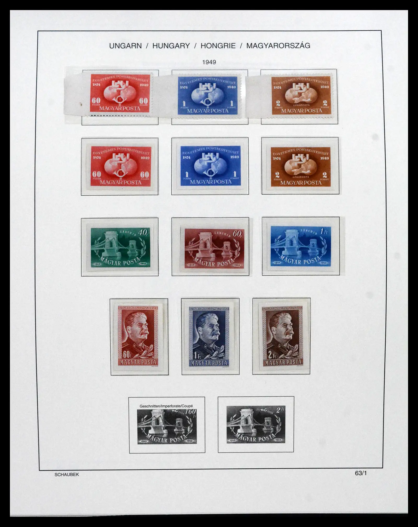 41865 0060 - Postzegelverzameling 41865 Hongarije 1913-2010.