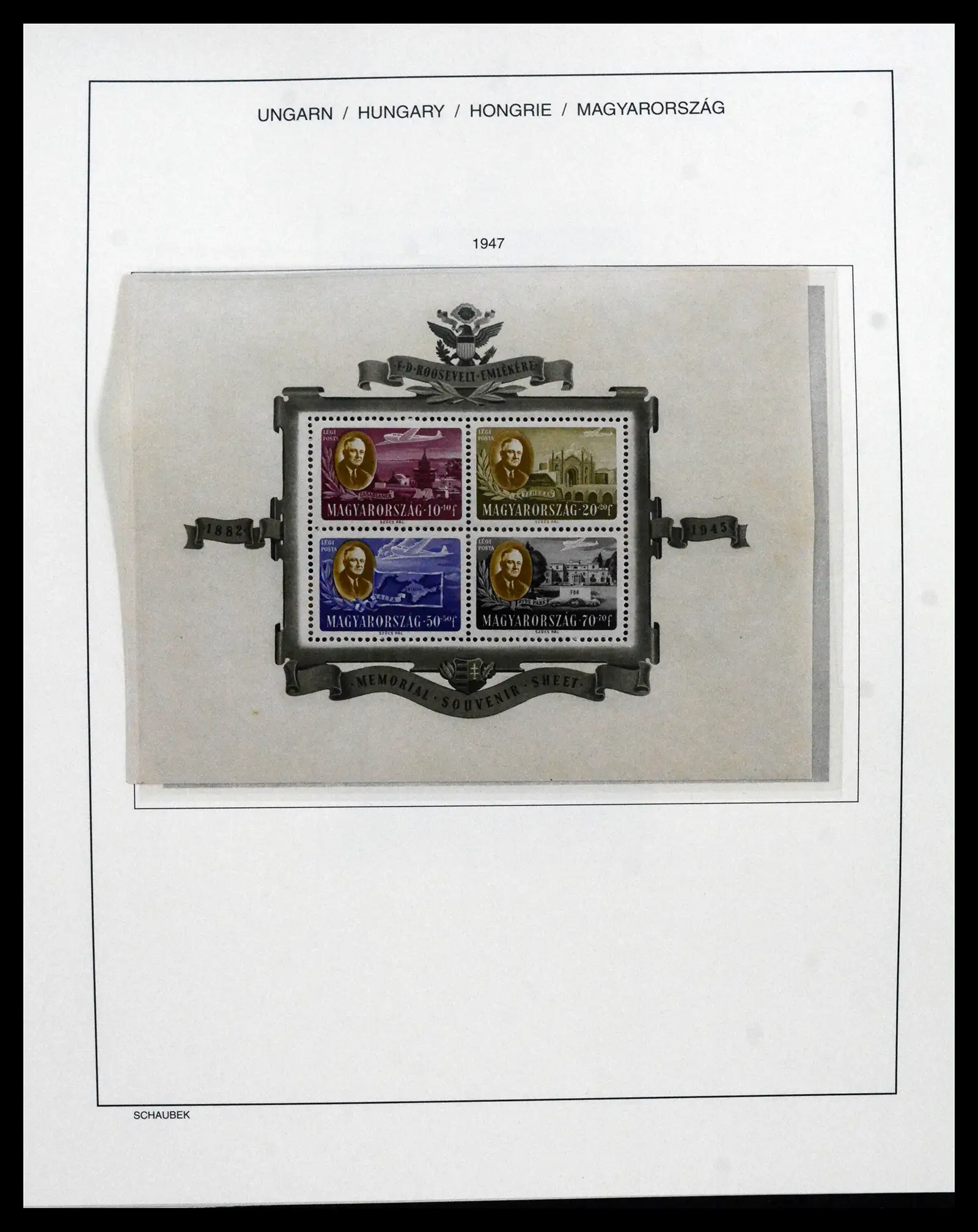 41865 0070 - Postzegelverzameling 41865 Hongarije 1913-2010.