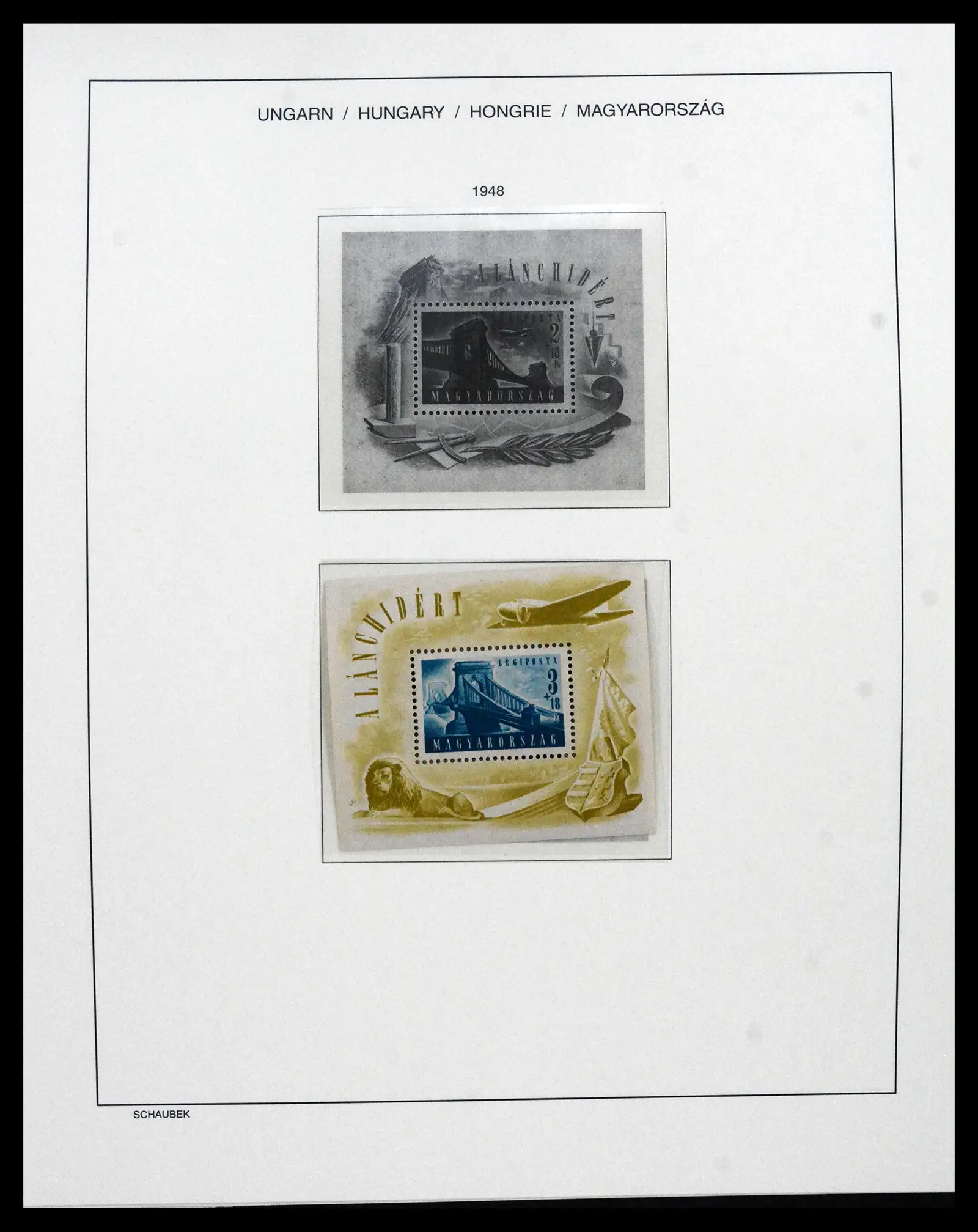 41865 0071 - Postzegelverzameling 41865 Hongarije 1913-2010.