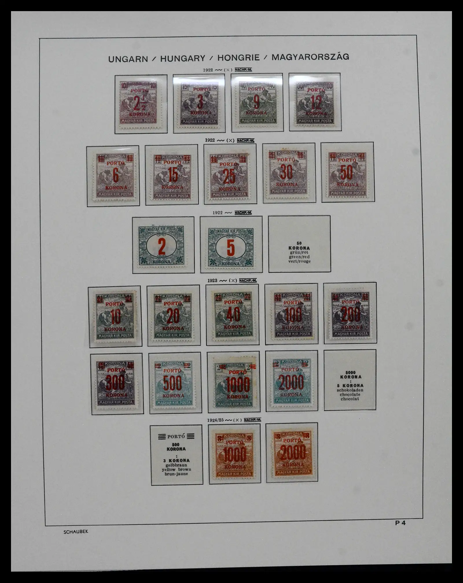 41865 0081 - Postzegelverzameling 41865 Hongarije 1913-2010.