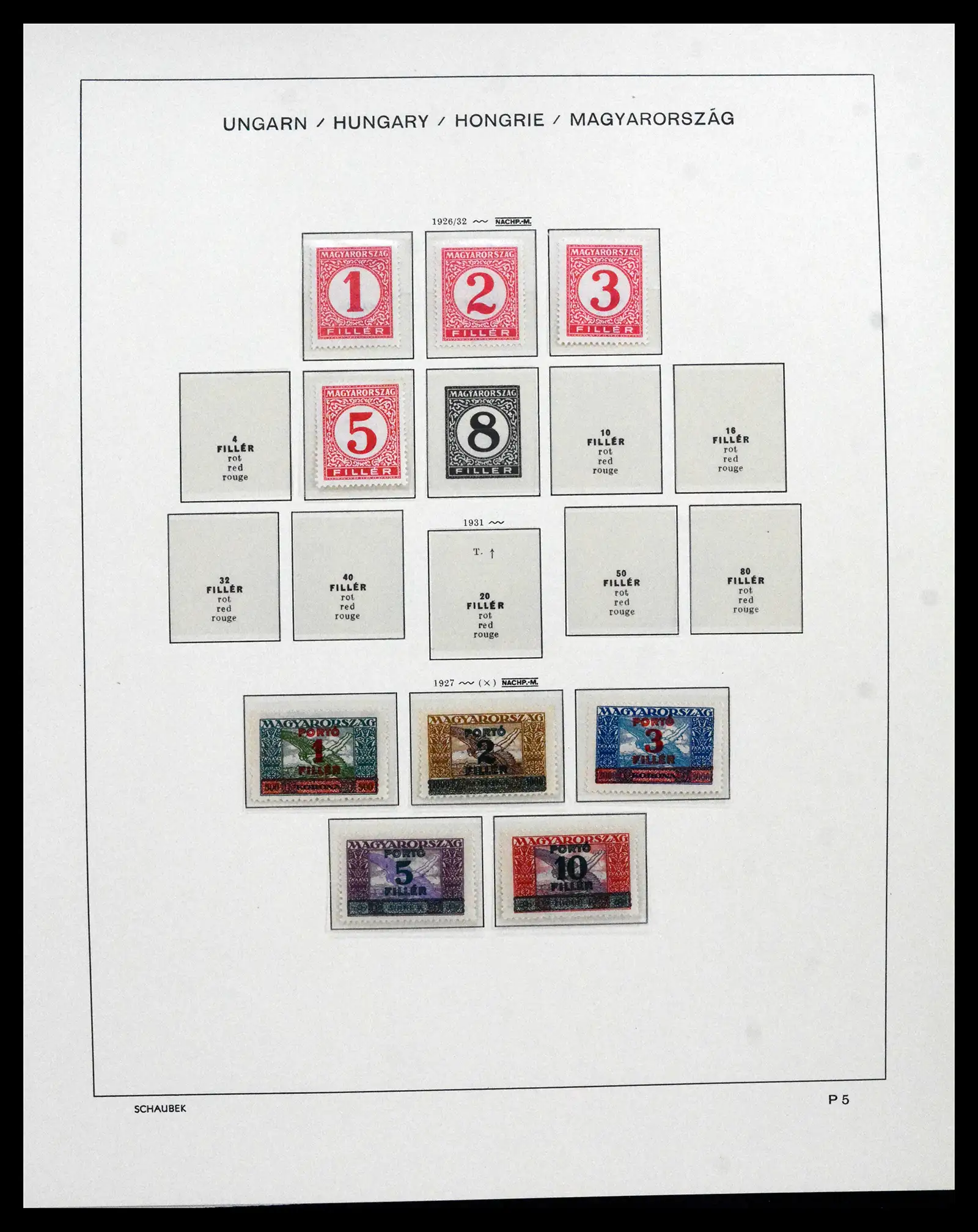 41865 0082 - Postzegelverzameling 41865 Hongarije 1913-2010.