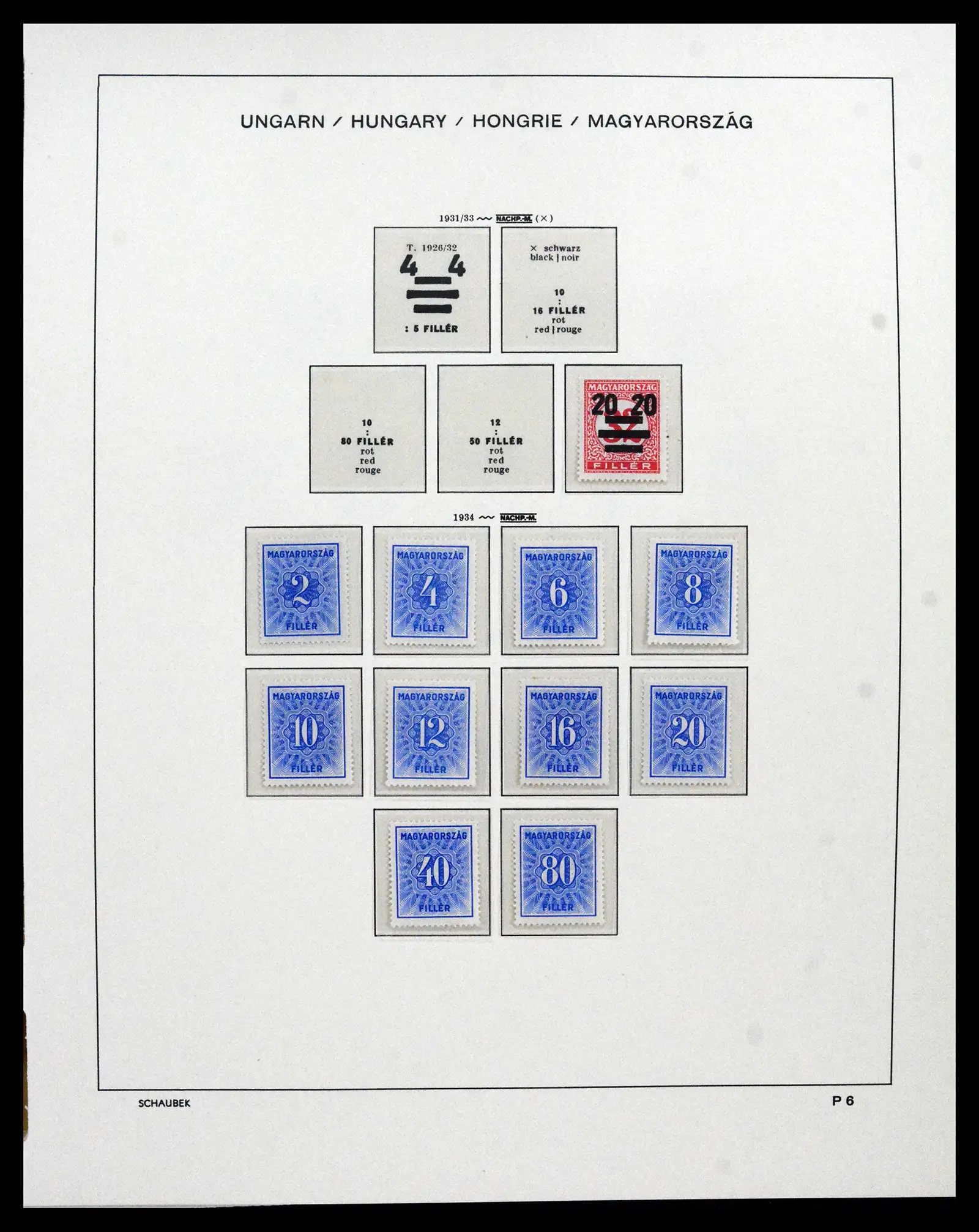 41865 0083 - Postzegelverzameling 41865 Hongarije 1913-2010.