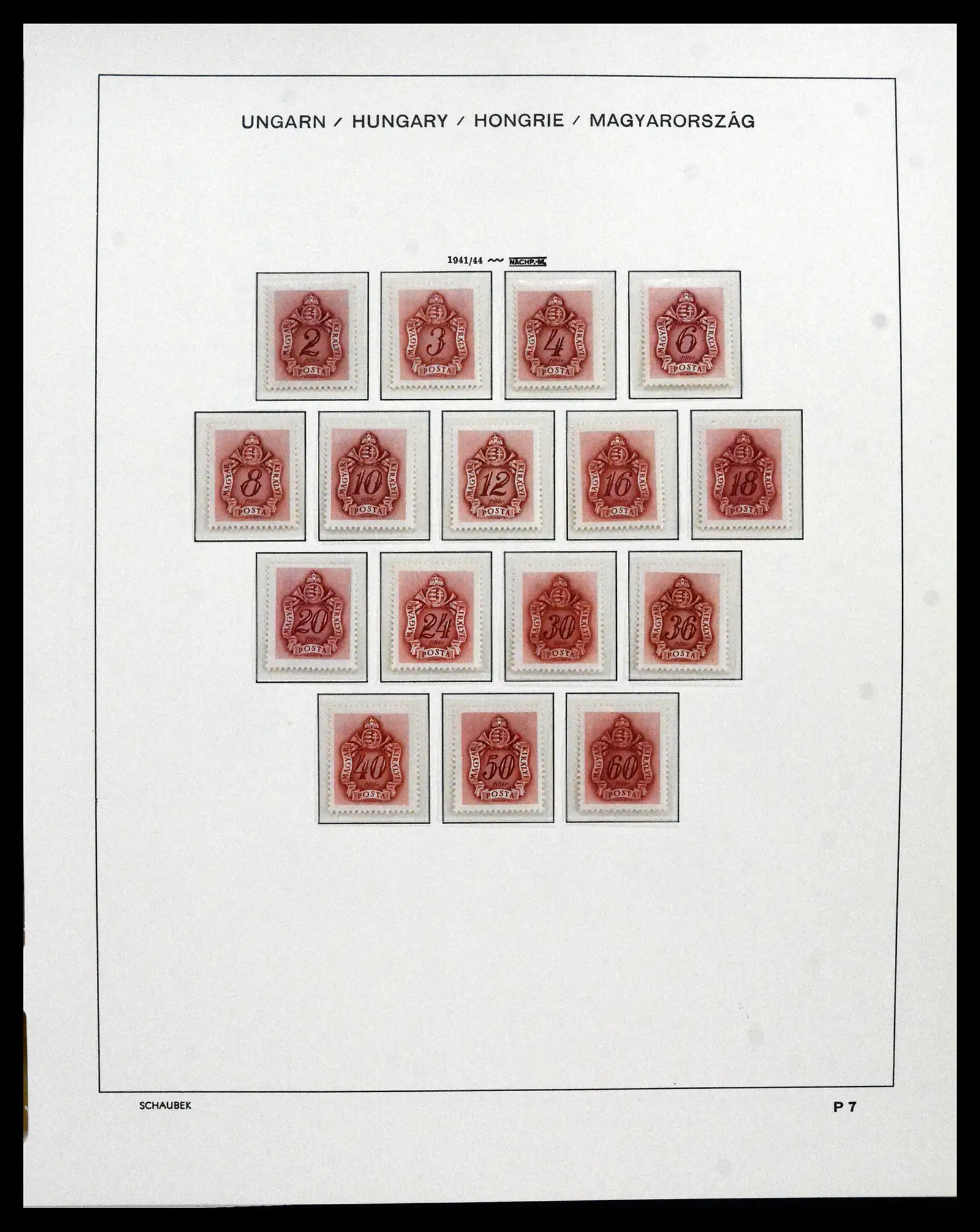 41865 0084 - Postzegelverzameling 41865 Hongarije 1913-2010.