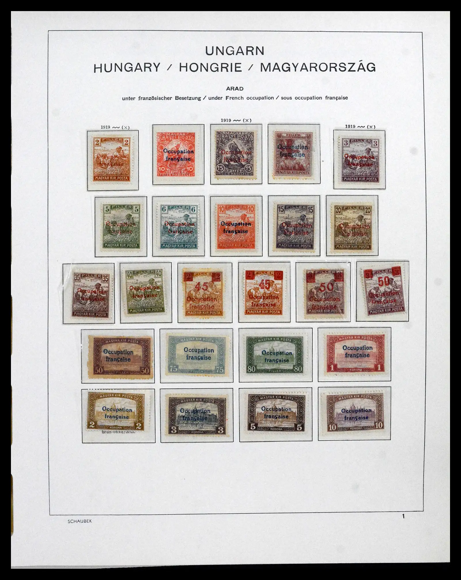 41865 0089 - Postzegelverzameling 41865 Hongarije 1913-2010.