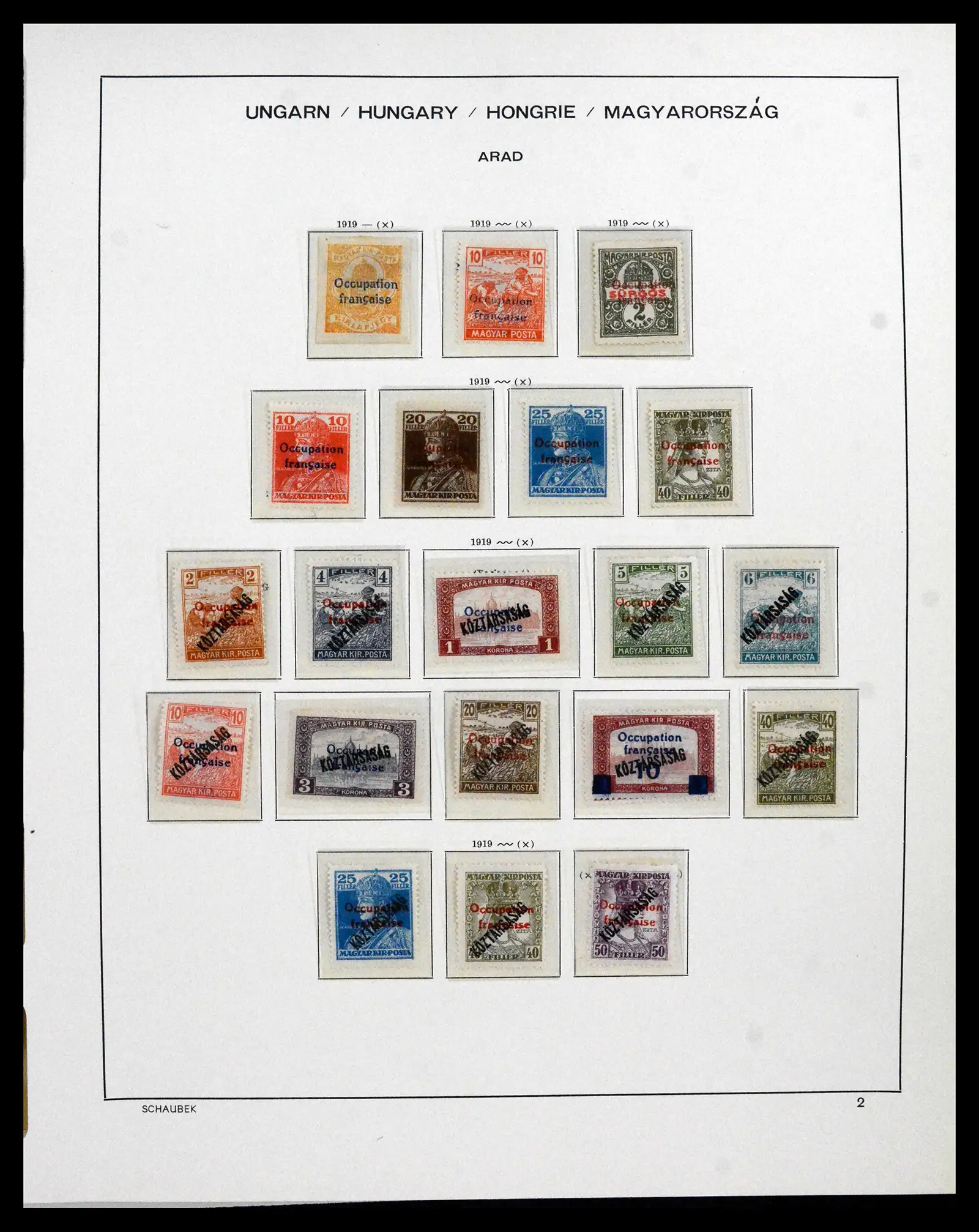 41865 0090 - Postzegelverzameling 41865 Hongarije 1913-2010.