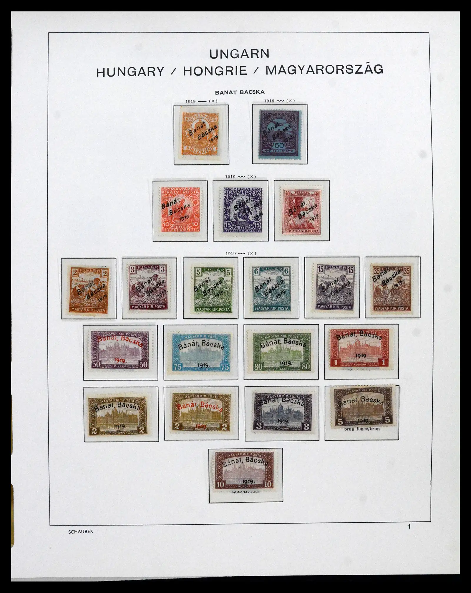 41865 0092 - Postzegelverzameling 41865 Hongarije 1913-2010.