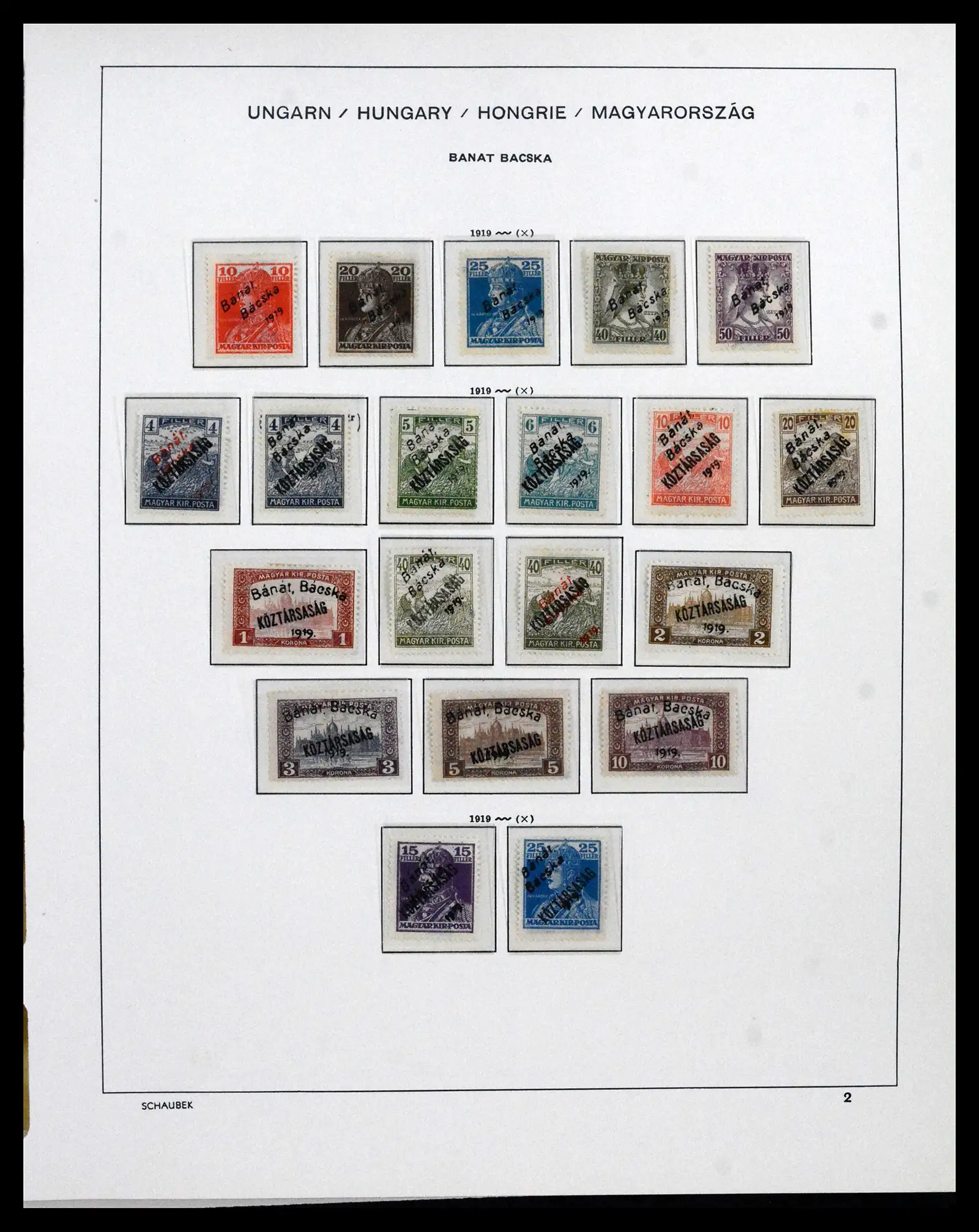 41865 0093 - Postzegelverzameling 41865 Hongarije 1913-2010.