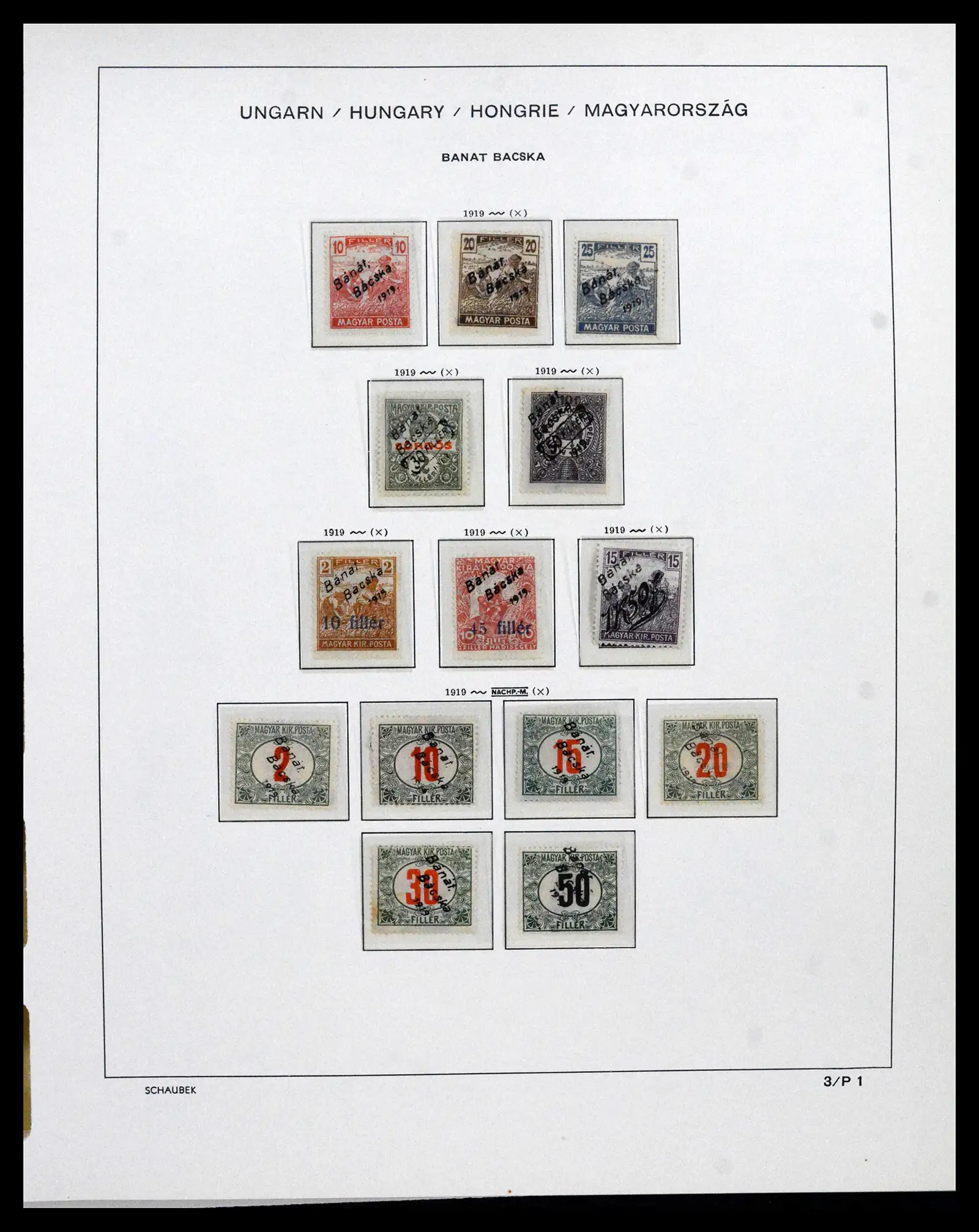 41865 0094 - Postzegelverzameling 41865 Hongarije 1913-2010.