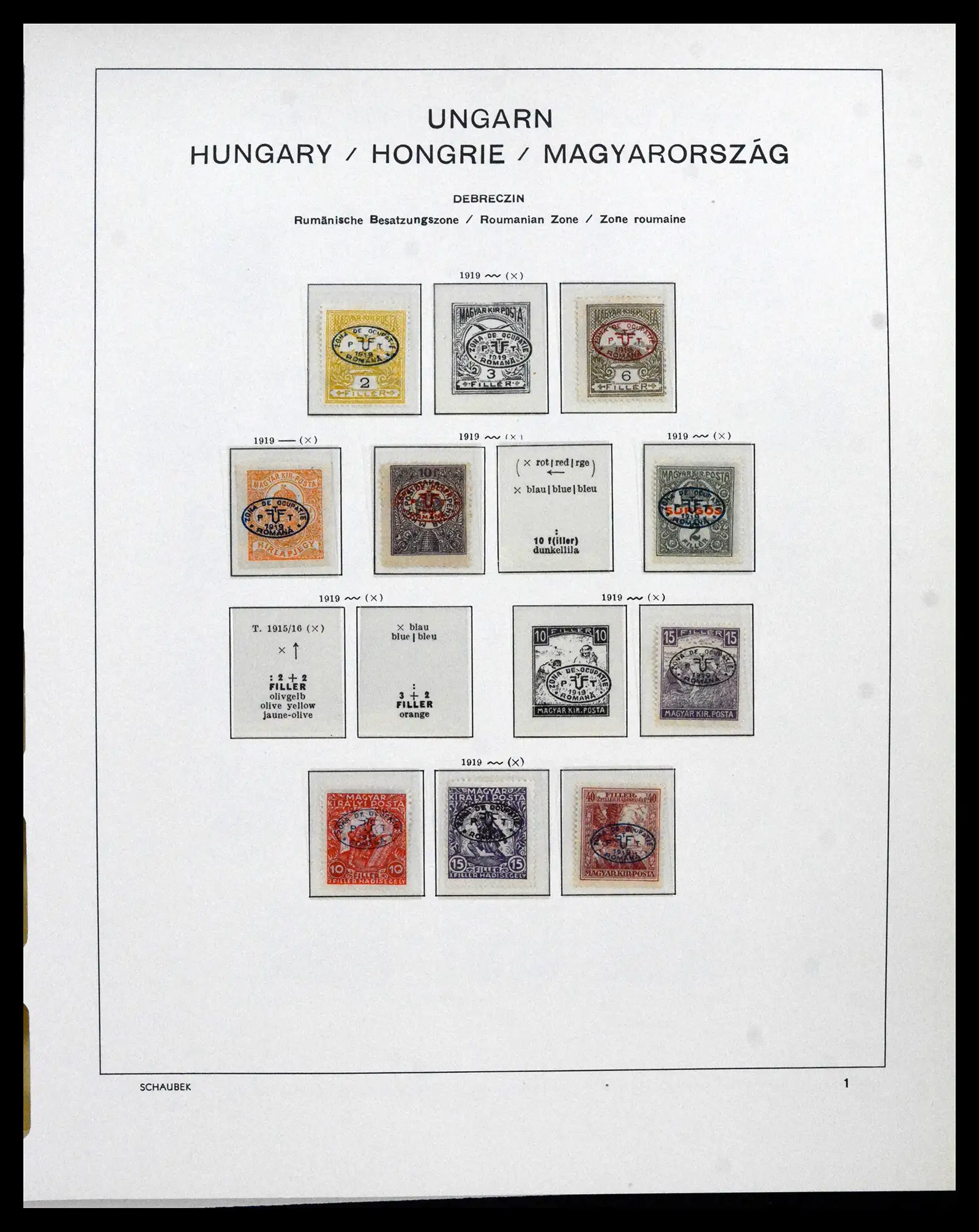 41865 0098 - Postzegelverzameling 41865 Hongarije 1913-2010.