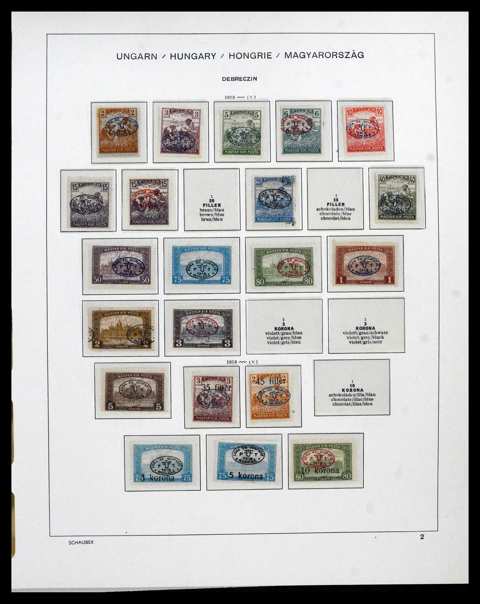 41865 0099 - Postzegelverzameling 41865 Hongarije 1913-2010.