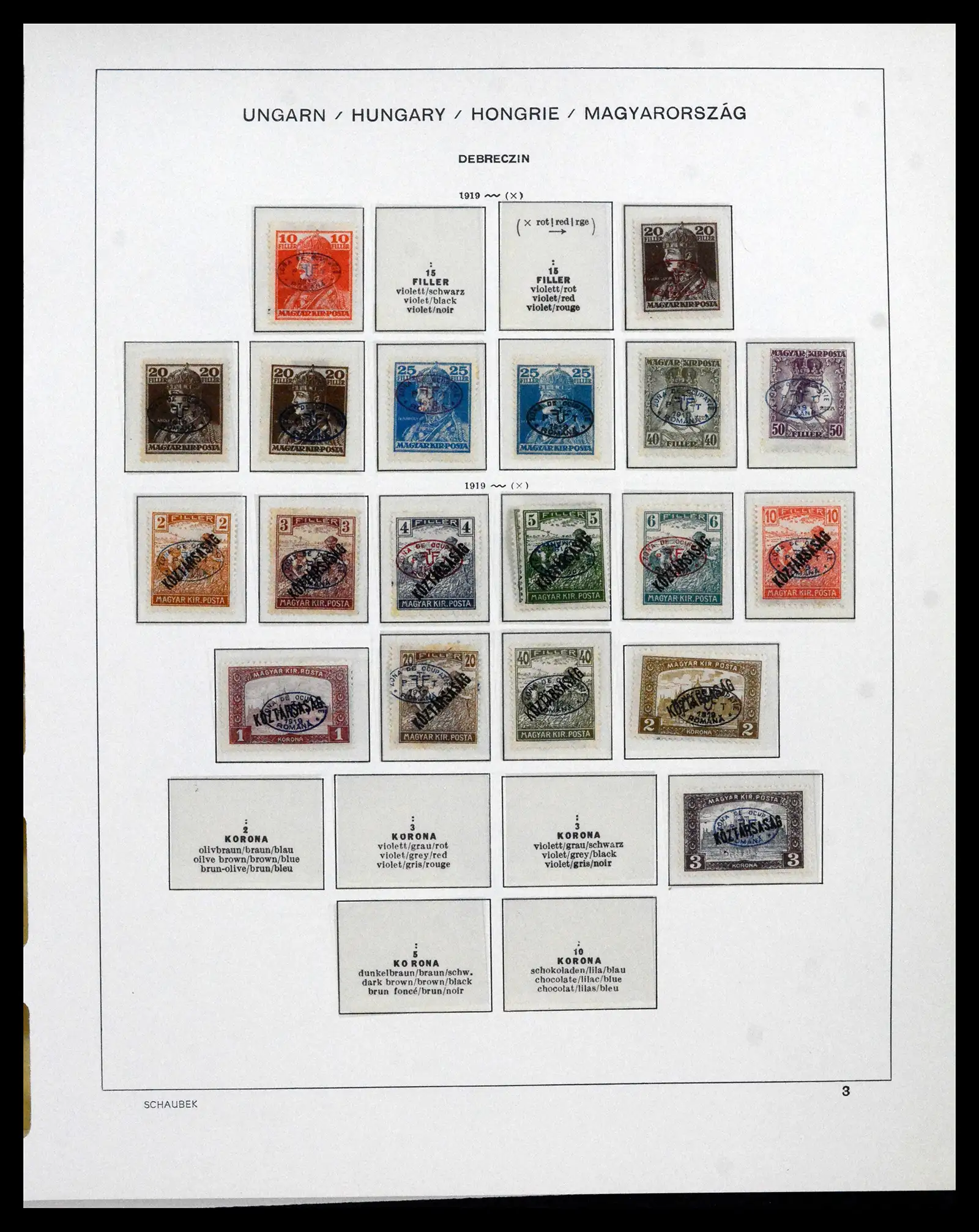 41865 0100 - Postzegelverzameling 41865 Hongarije 1913-2010.