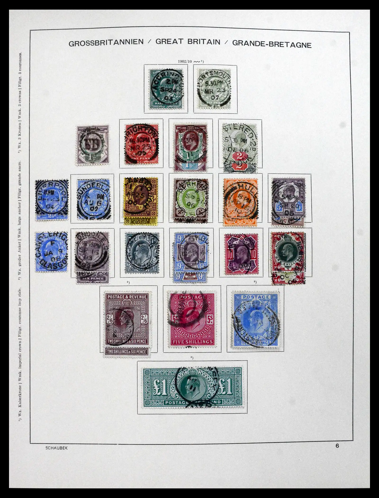 41867 0008 - Stamp collection 41867 Great Britain 1840-1981.