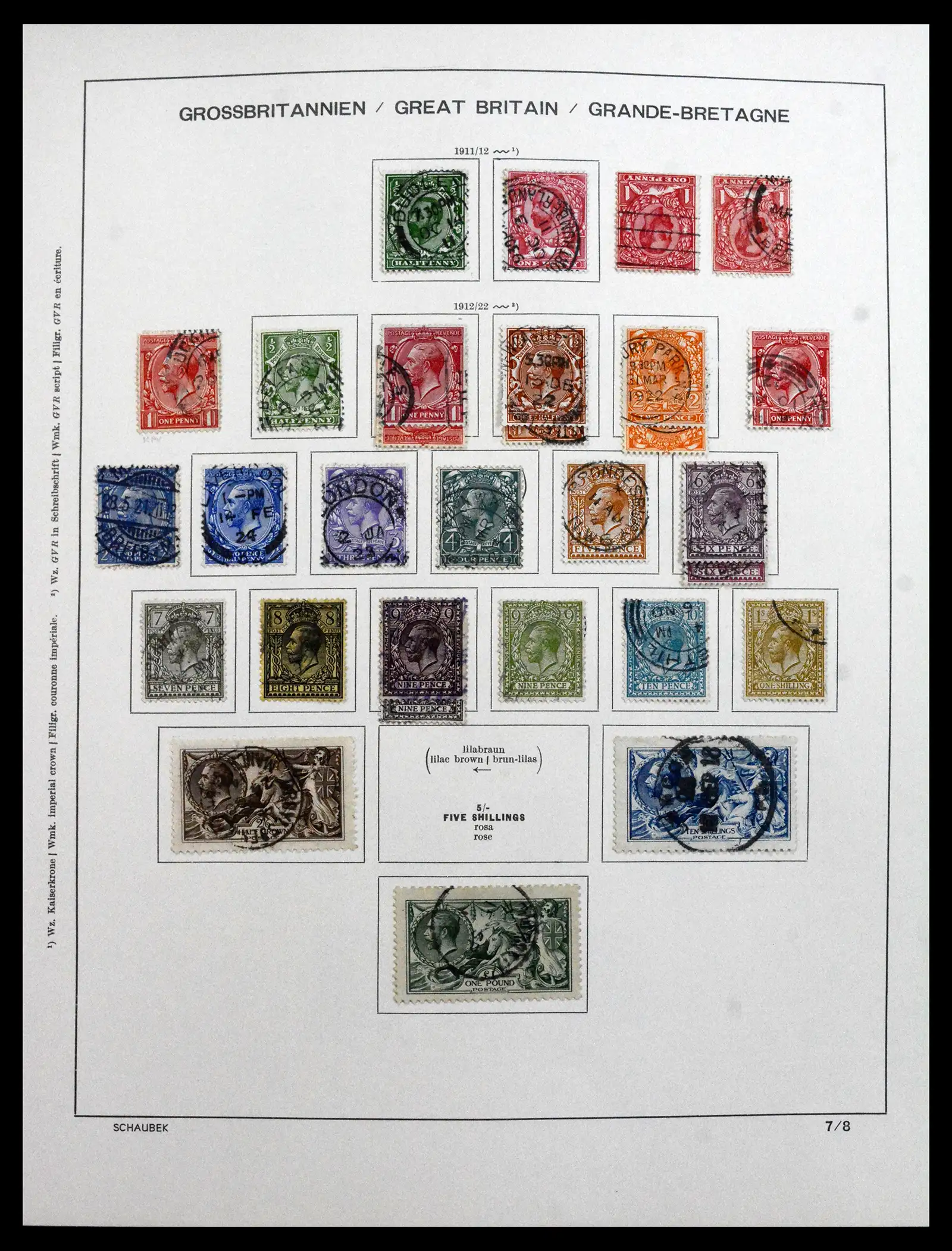 41867 0010 - Stamp collection 41867 Great Britain 1840-1981.