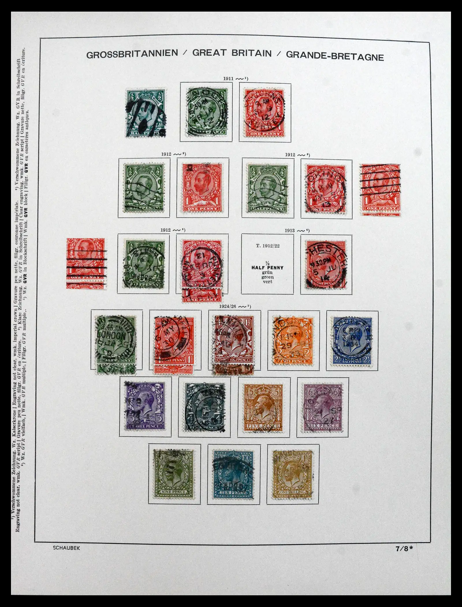 41867 0011 - Stamp collection 41867 Great Britain 1840-1981.