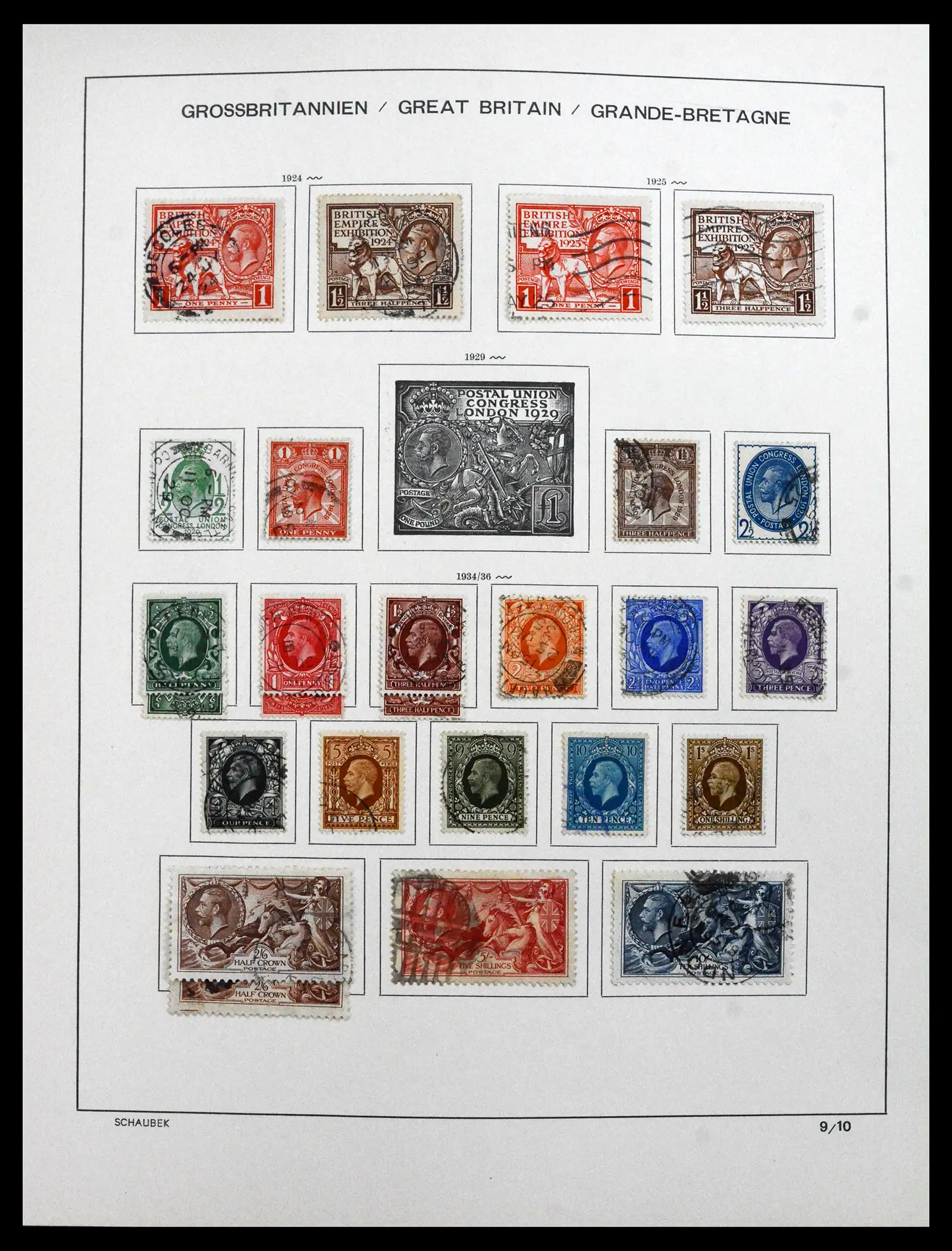 41867 0013 - Stamp collection 41867 Great Britain 1840-1981.