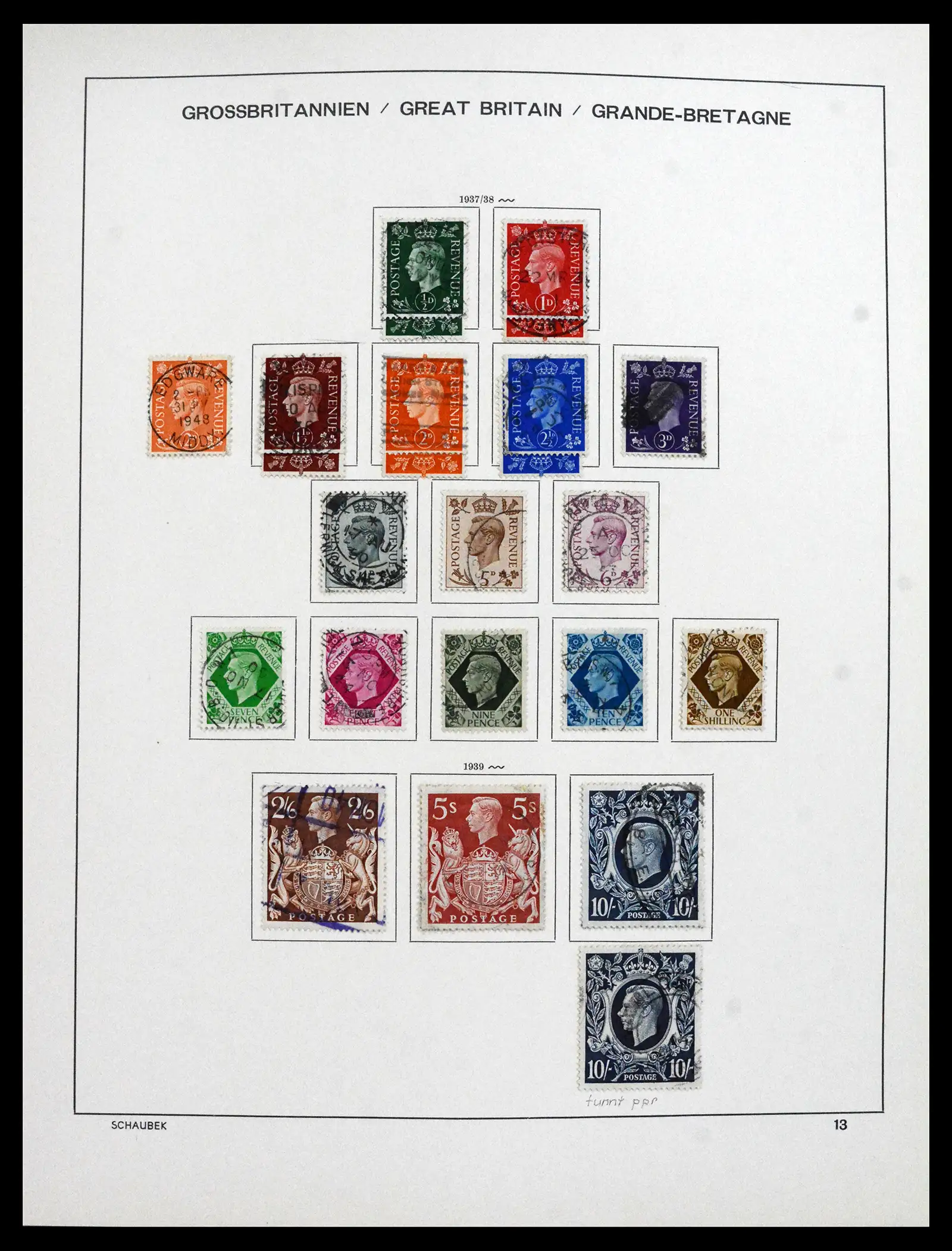 41867 0015 - Stamp collection 41867 Great Britain 1840-1981.