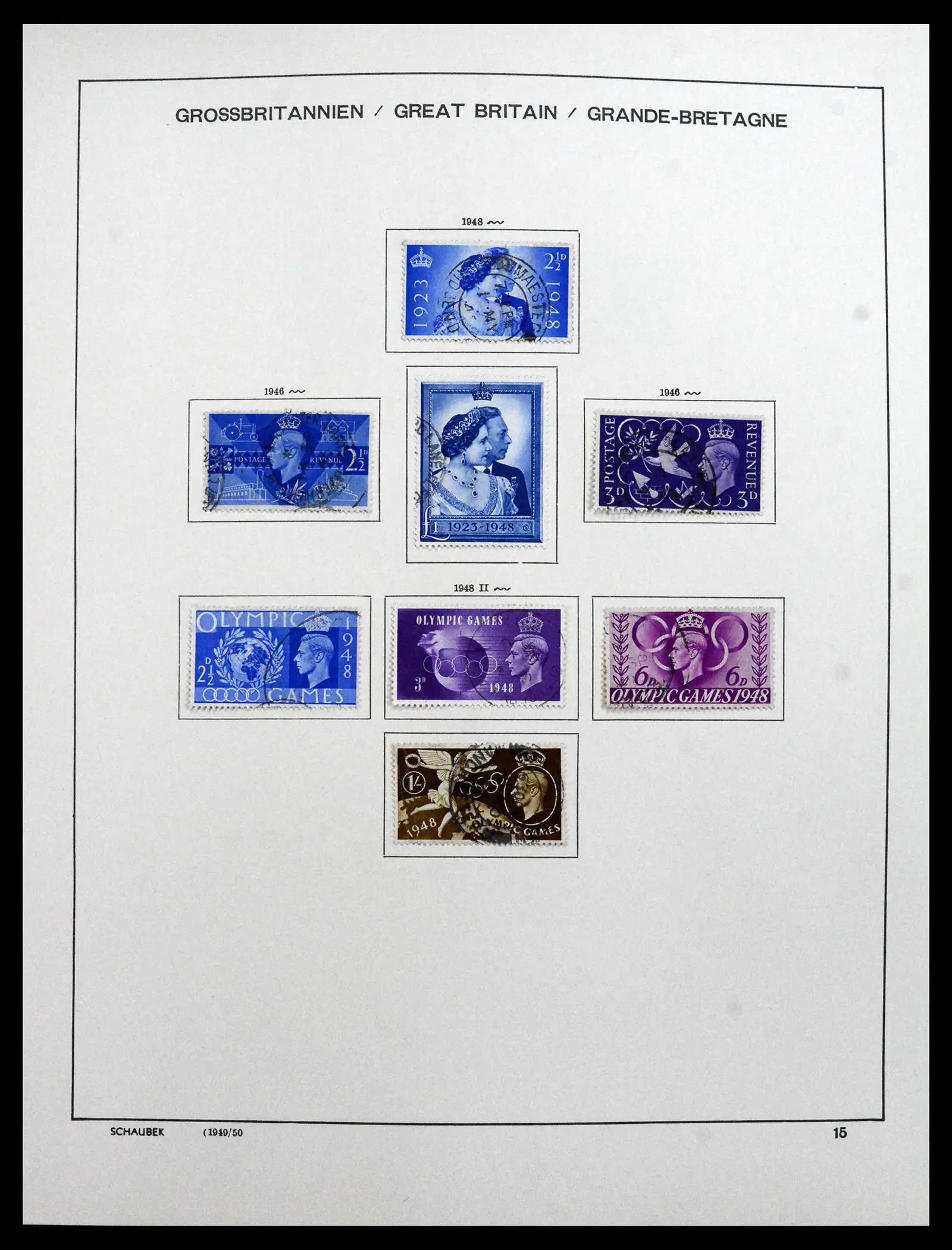 41867 0017 - Stamp collection 41867 Great Britain 1840-1981.