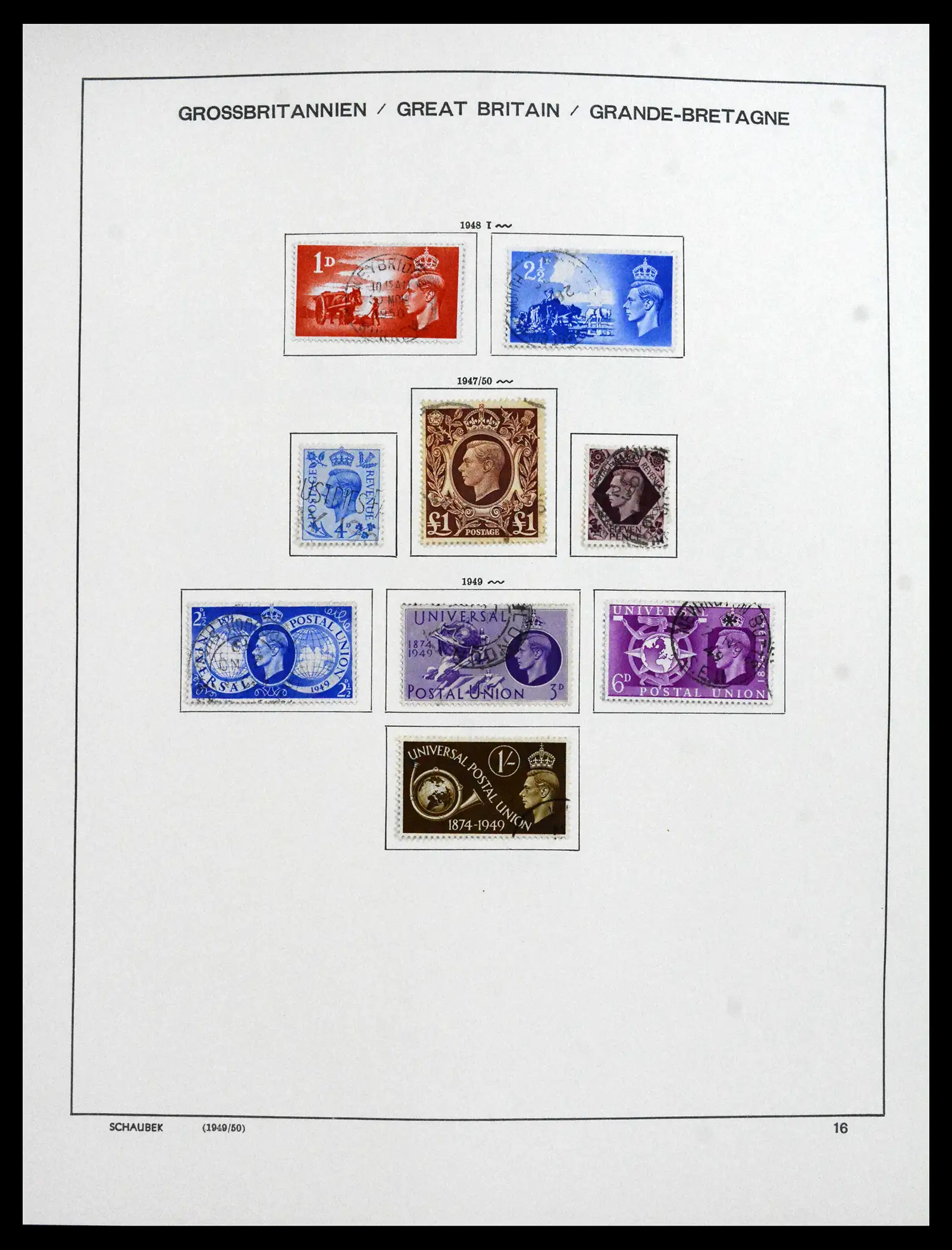 41867 0018 - Stamp collection 41867 Great Britain 1840-1981.