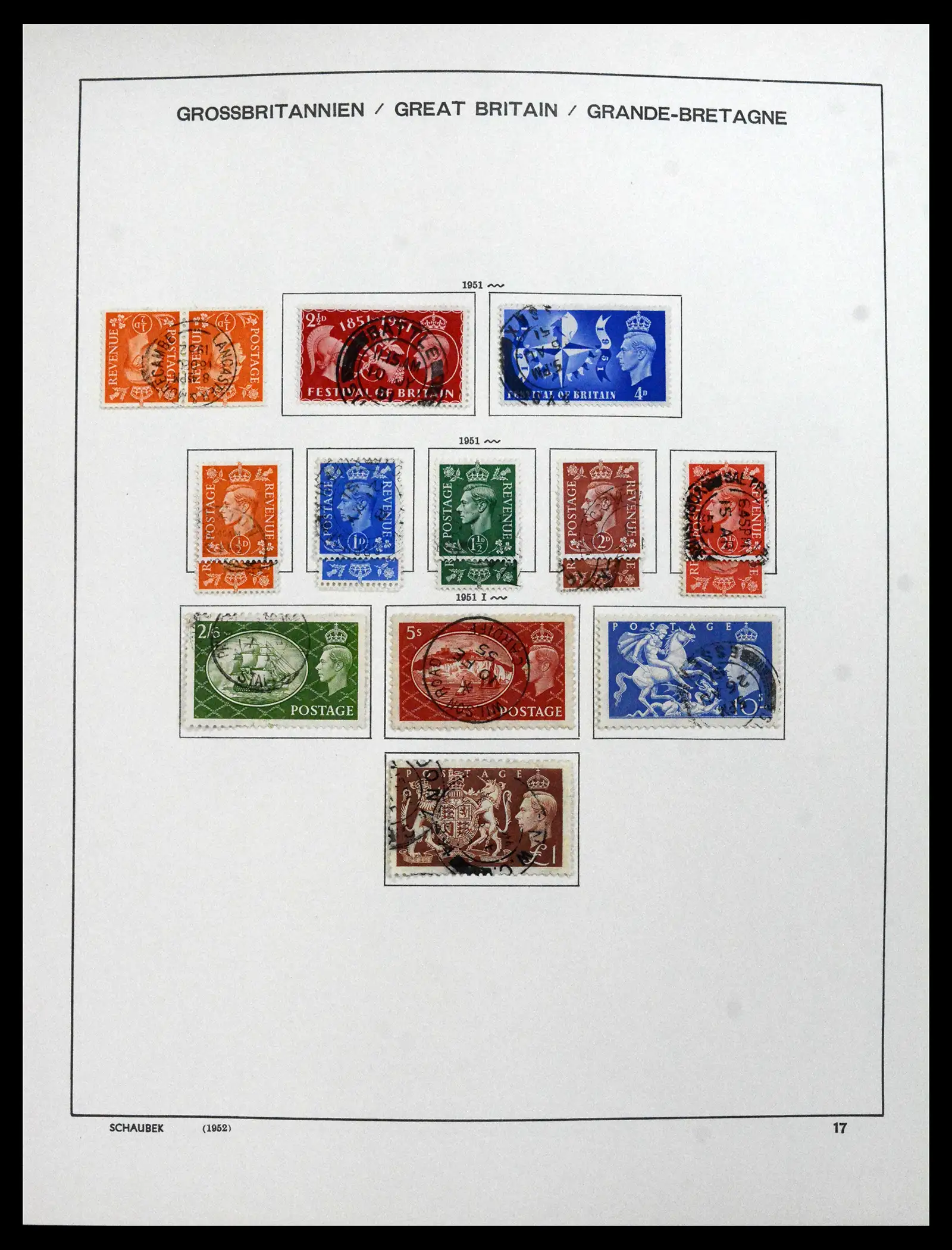 41867 0019 - Stamp collection 41867 Great Britain 1840-1981.