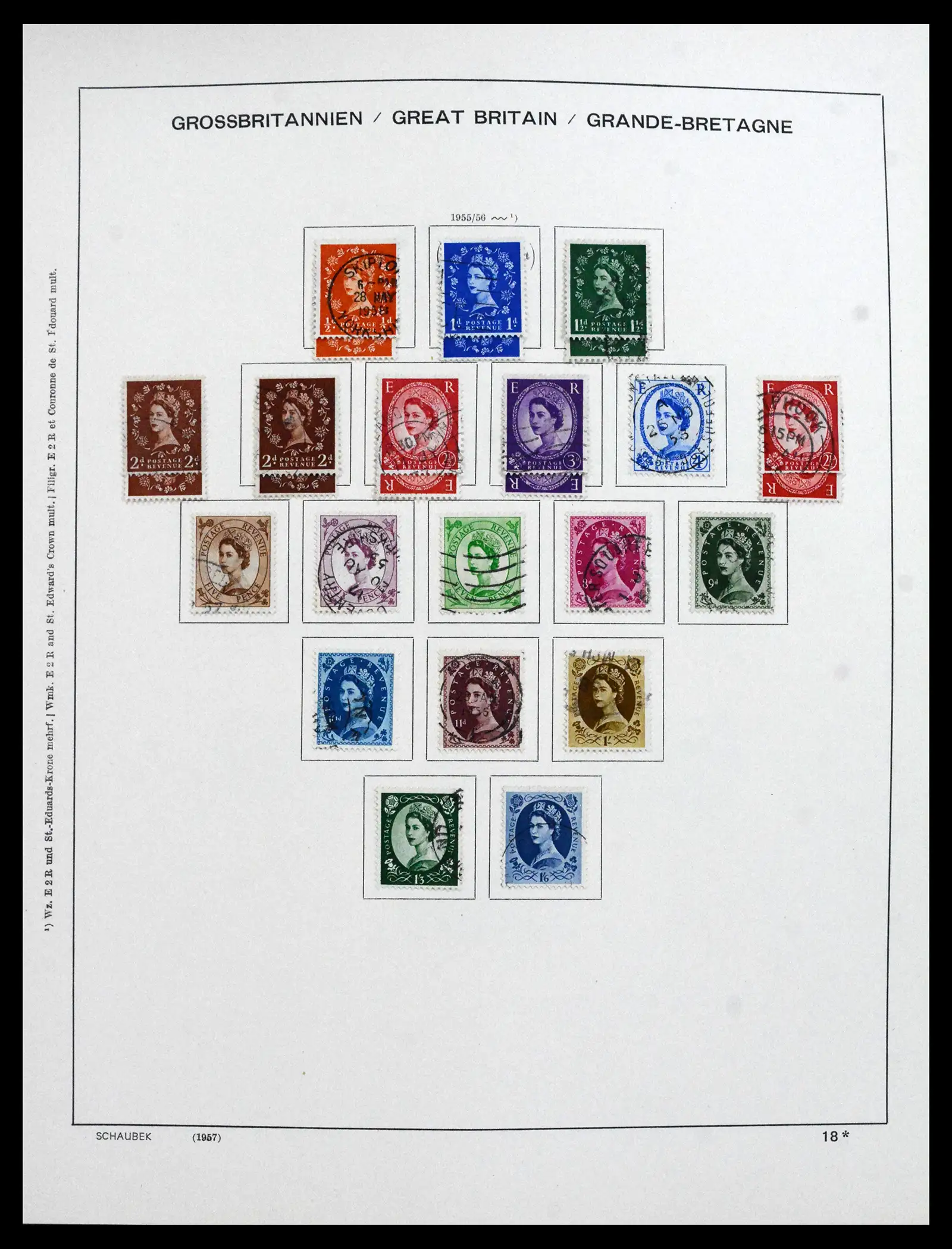 41867 0021 - Stamp collection 41867 Great Britain 1840-1981.