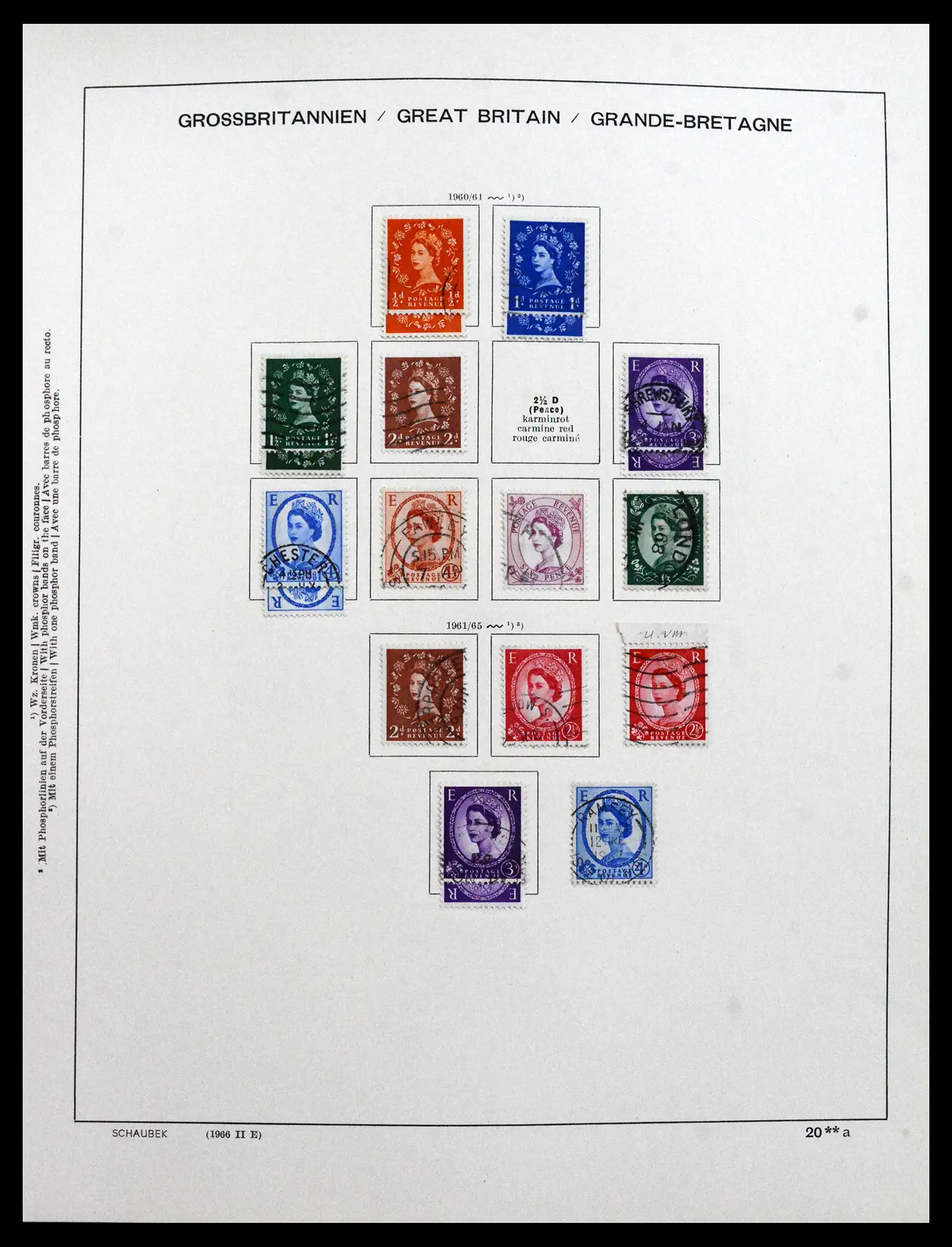 41867 0026 - Stamp collection 41867 Great Britain 1840-1981.