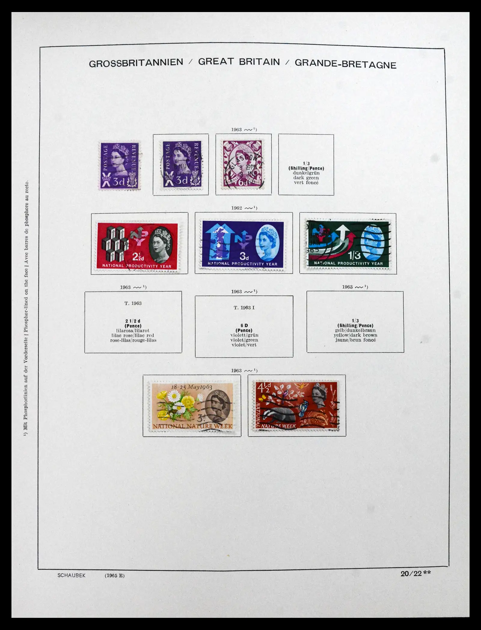 41867 0029 - Stamp collection 41867 Great Britain 1840-1981.