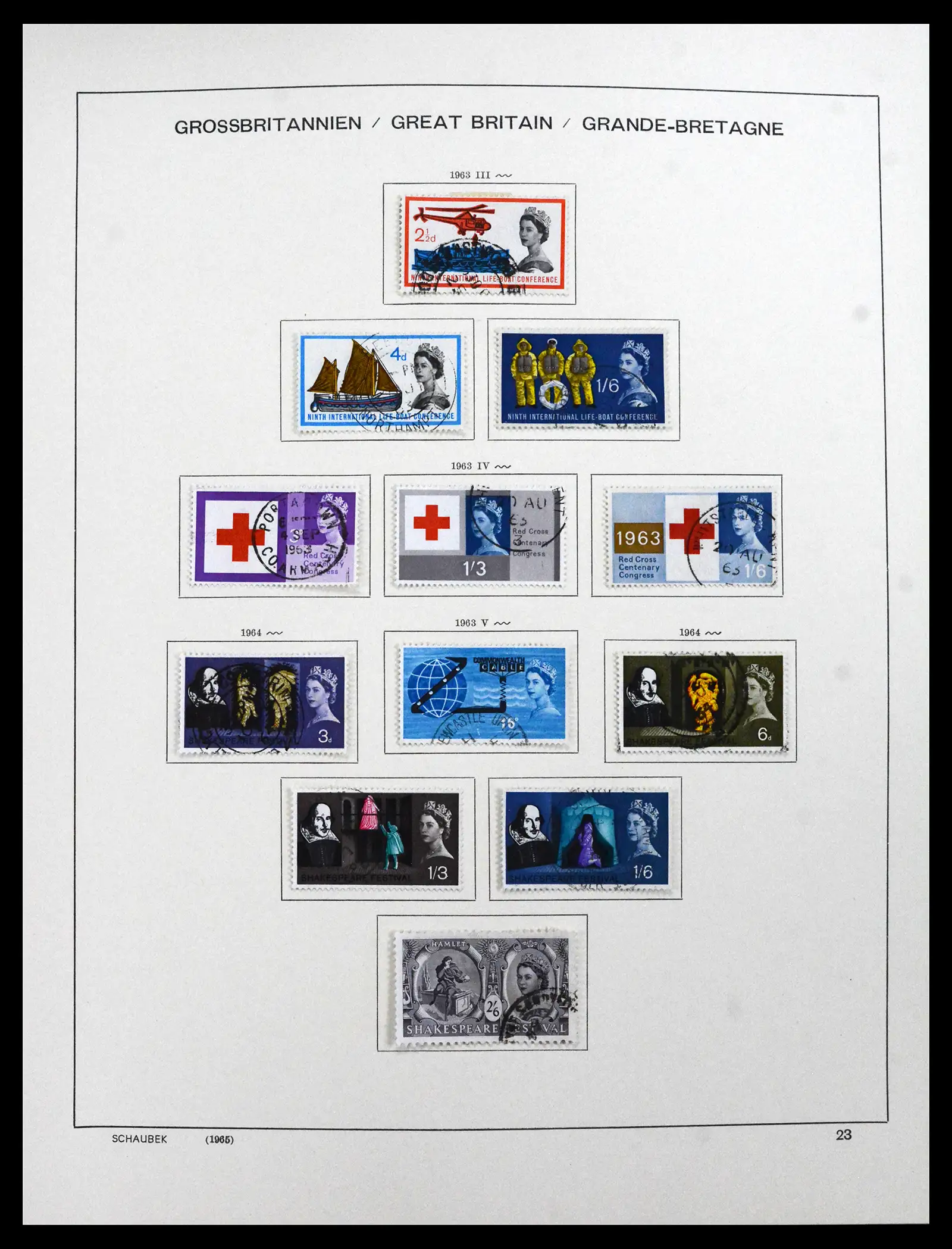 41867 0030 - Stamp collection 41867 Great Britain 1840-1981.