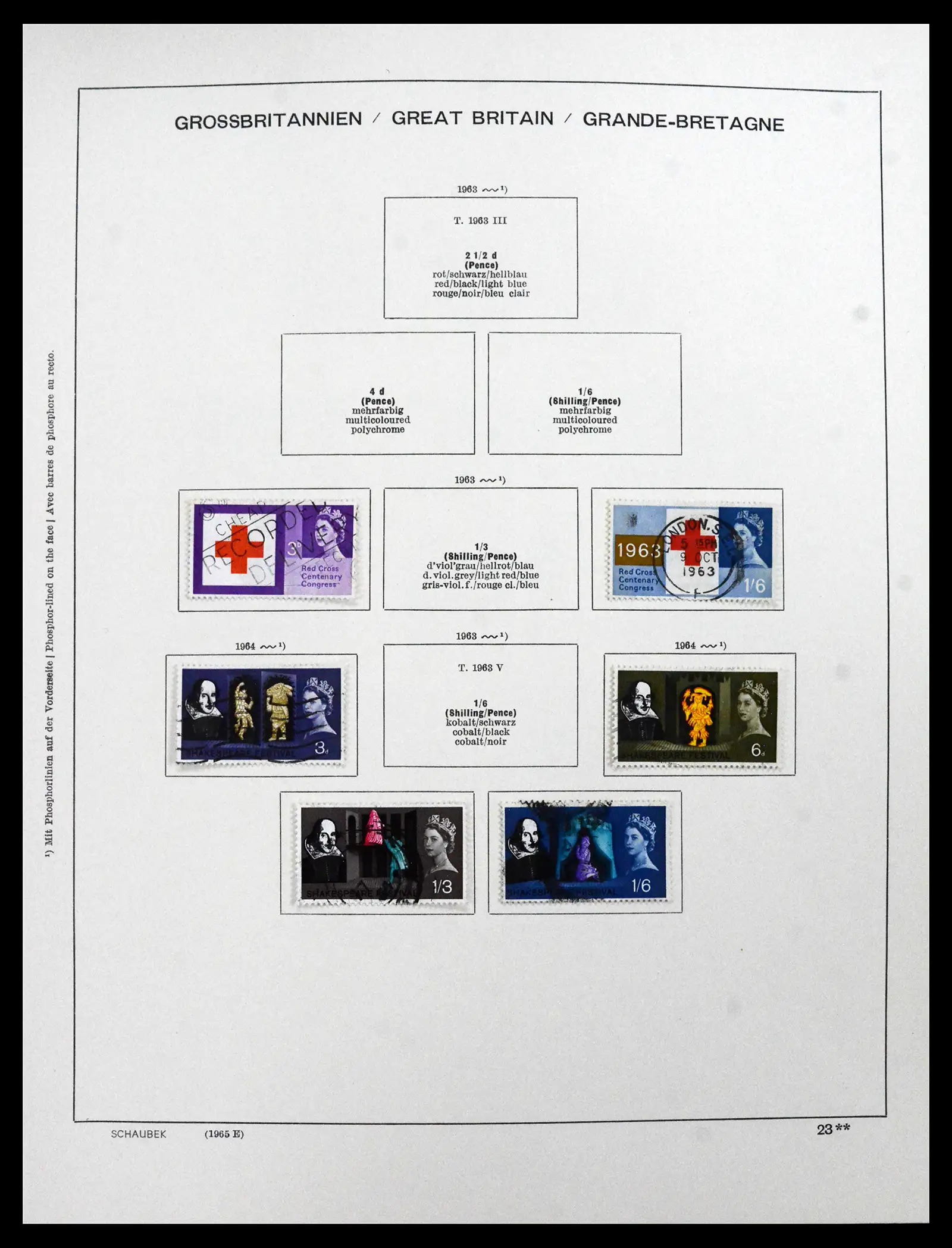 41867 0031 - Stamp collection 41867 Great Britain 1840-1981.