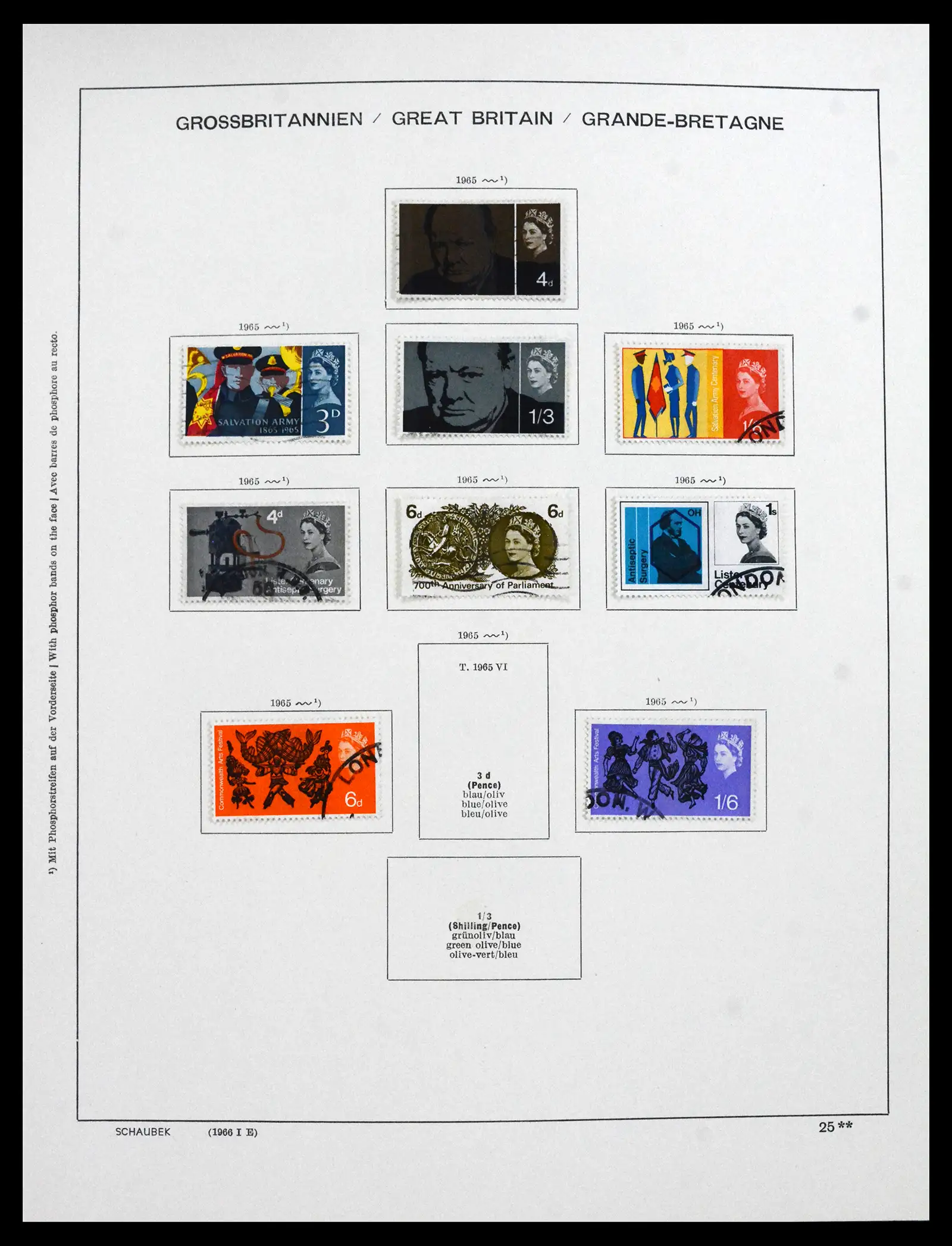 41867 0035 - Stamp collection 41867 Great Britain 1840-1981.