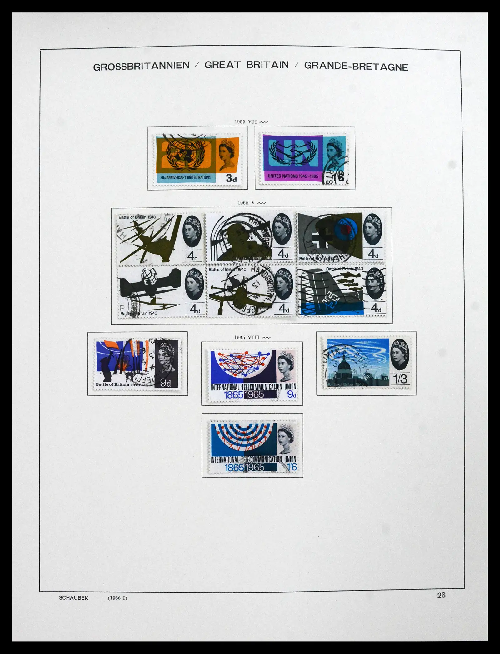 41867 0036 - Stamp collection 41867 Great Britain 1840-1981.