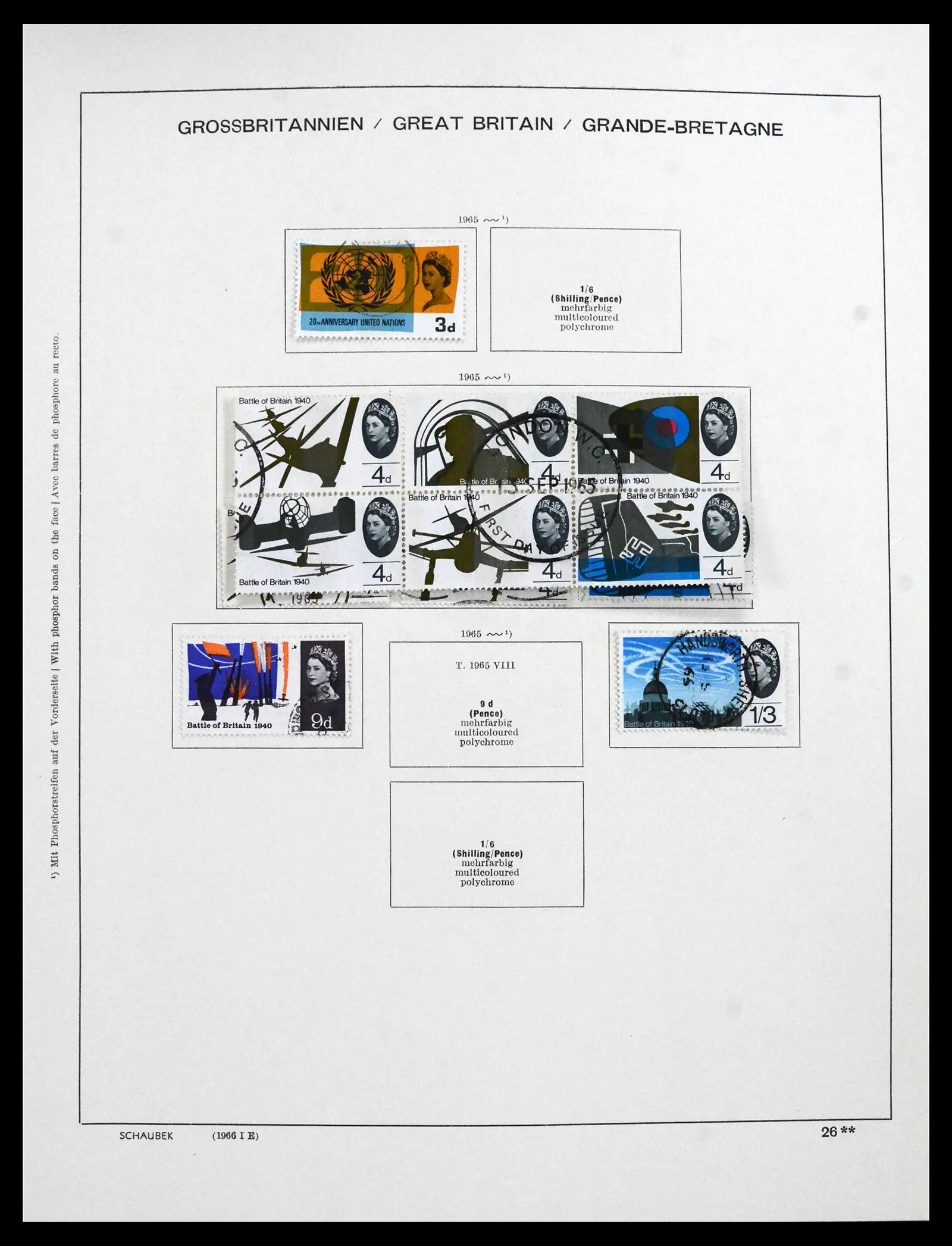 41867 0037 - Stamp collection 41867 Great Britain 1840-1981.