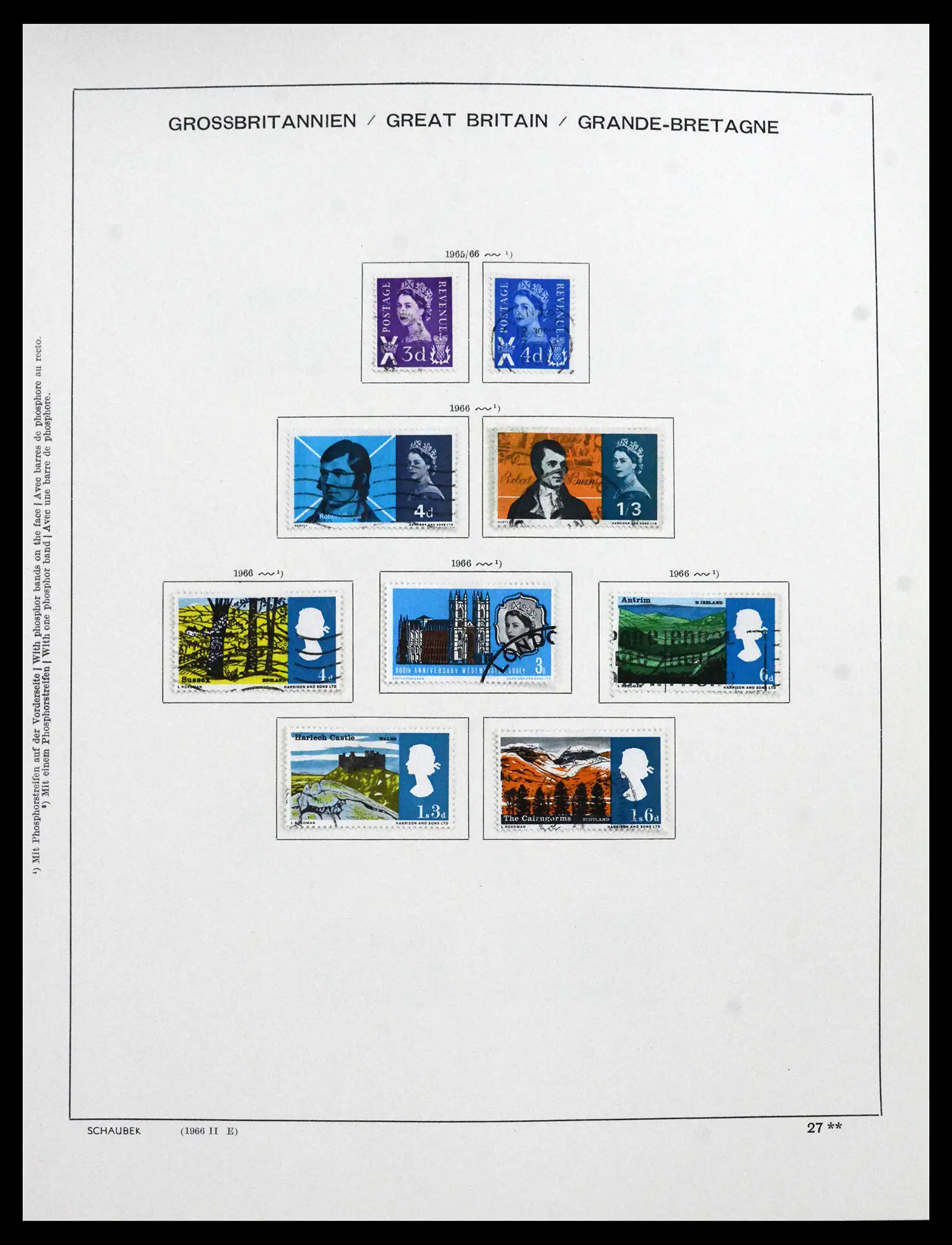 41867 0039 - Stamp collection 41867 Great Britain 1840-1981.