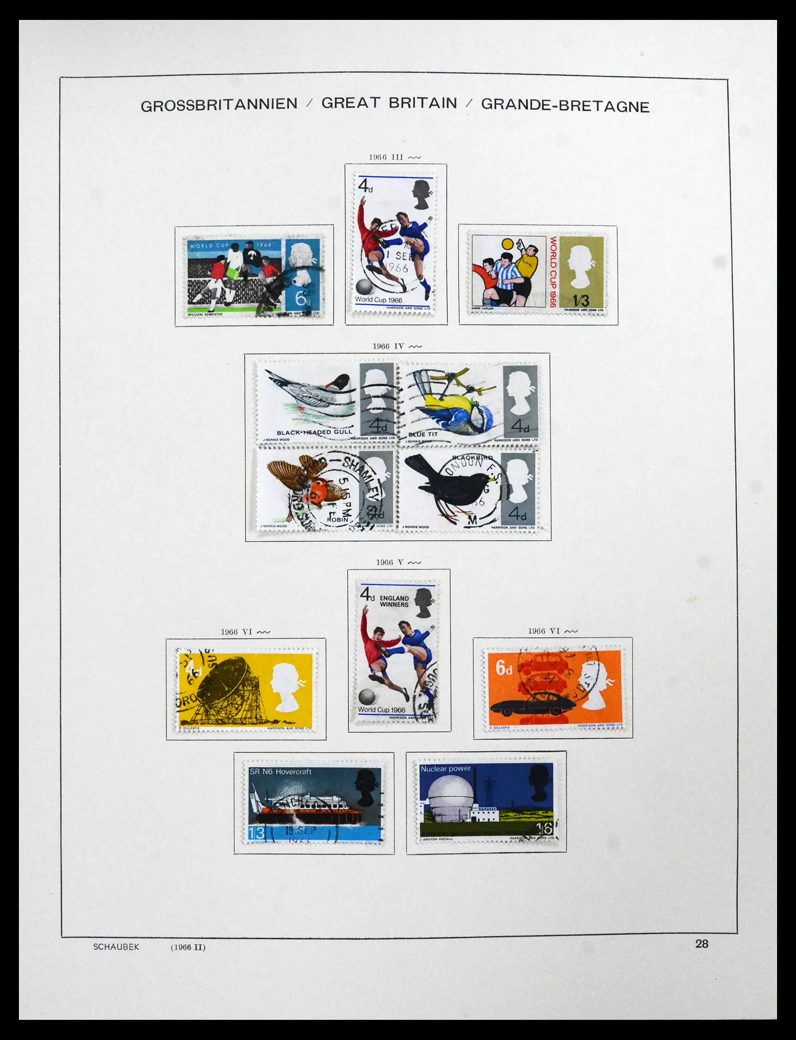 41867 0040 - Stamp collection 41867 Great Britain 1840-1981.